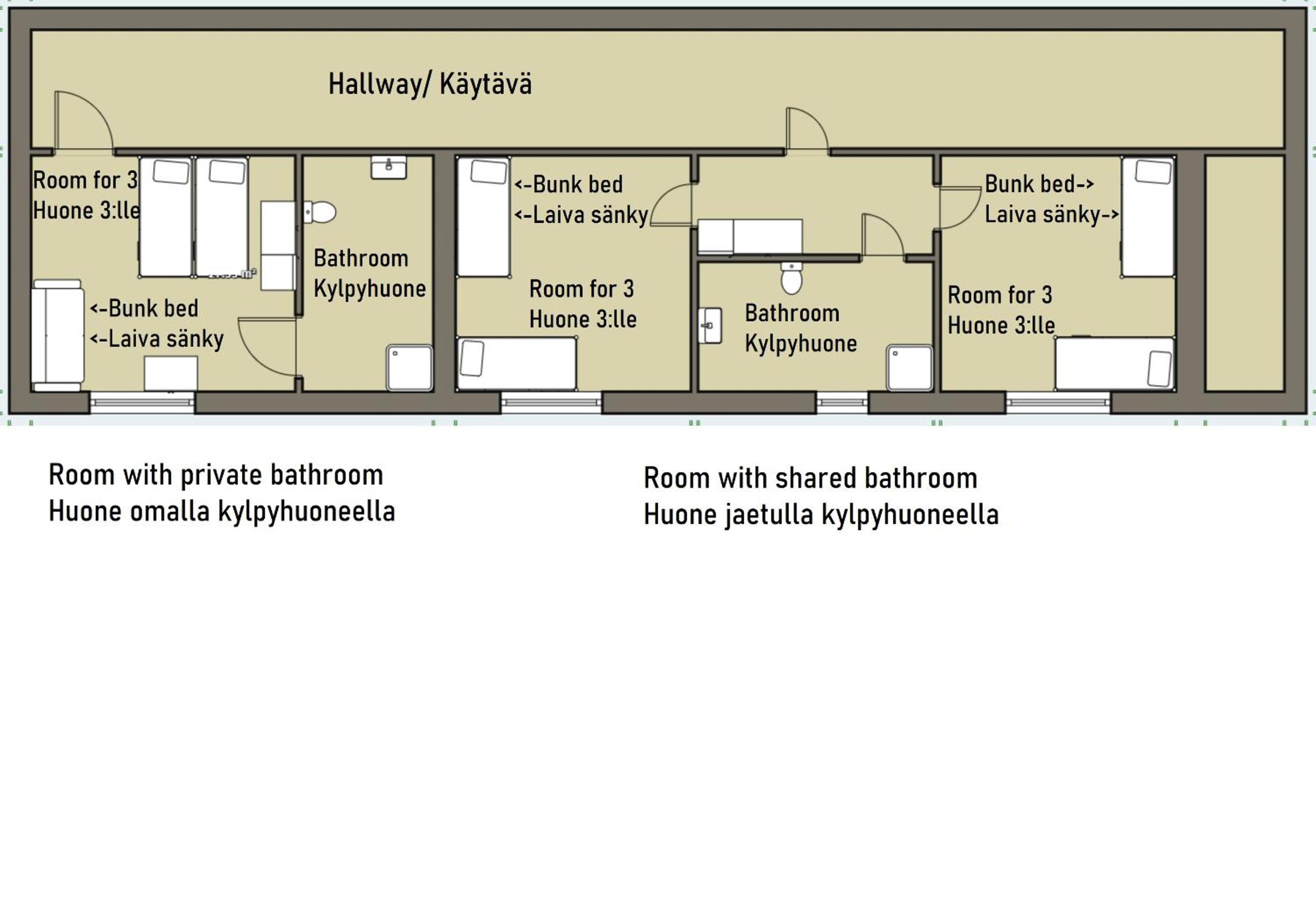 Twin Room with Shared Bathroom photo 3