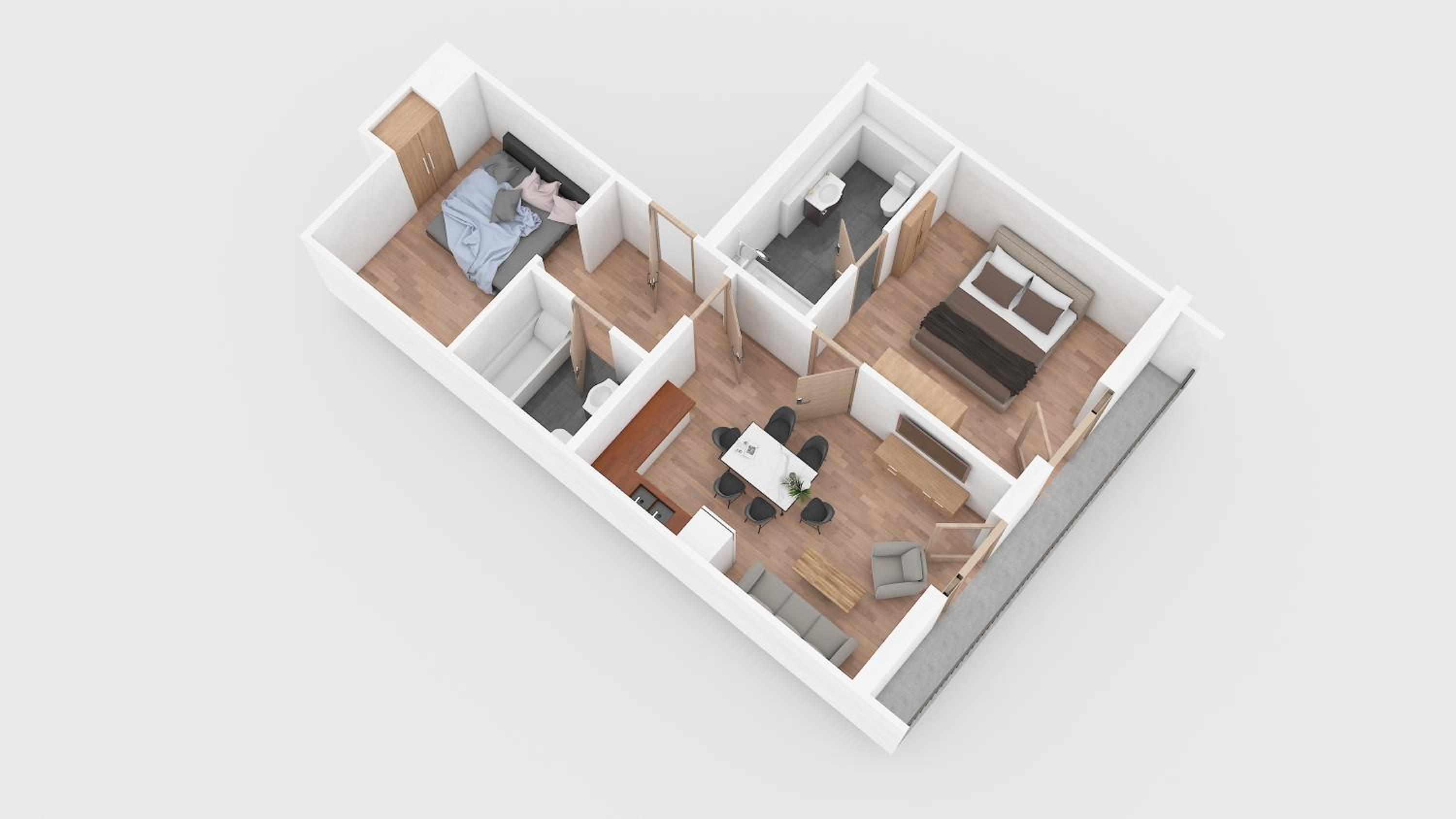 Two-Bedroom Apartment photo 2