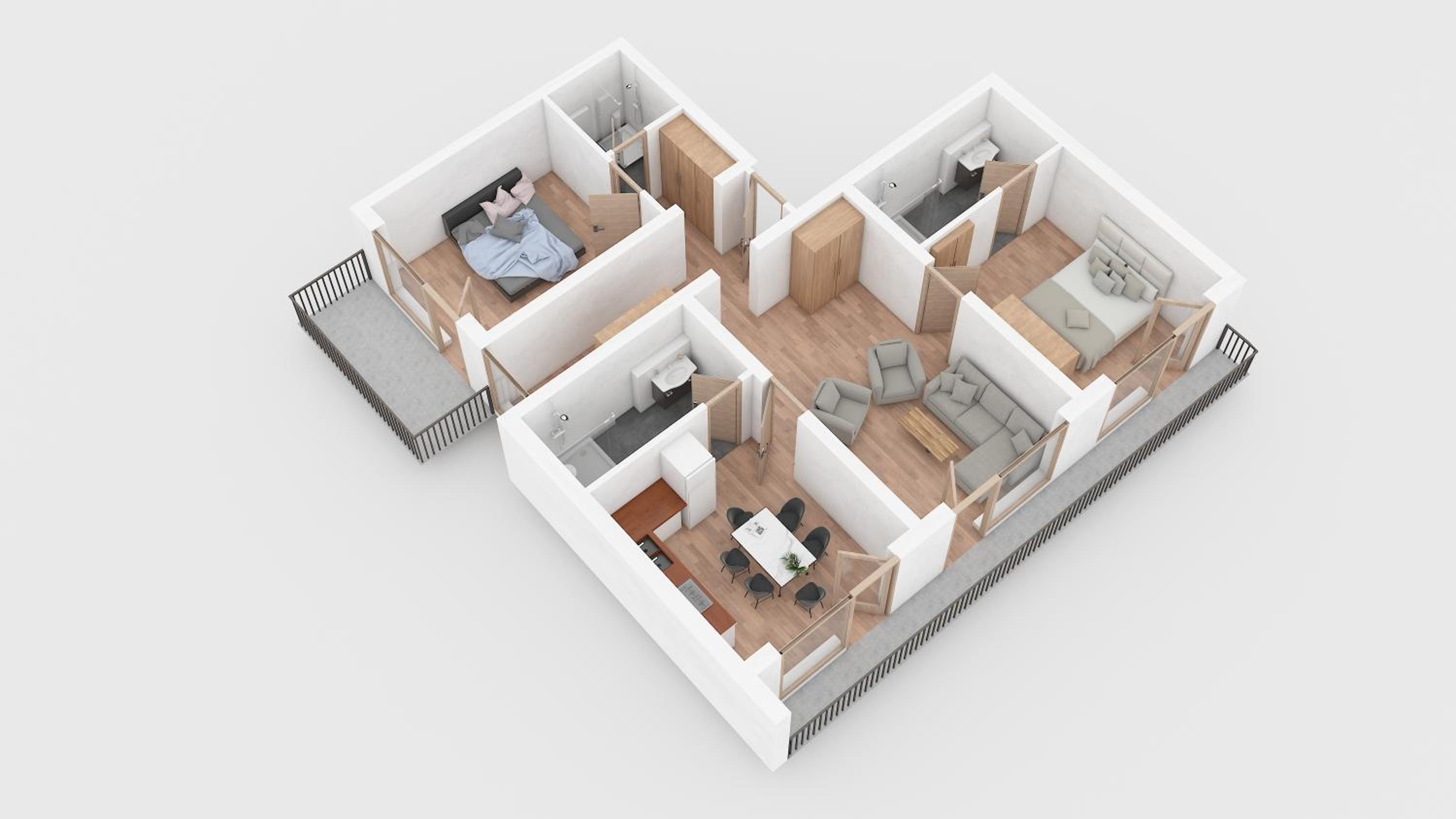 Two-Bedroom Apartment photo 2
