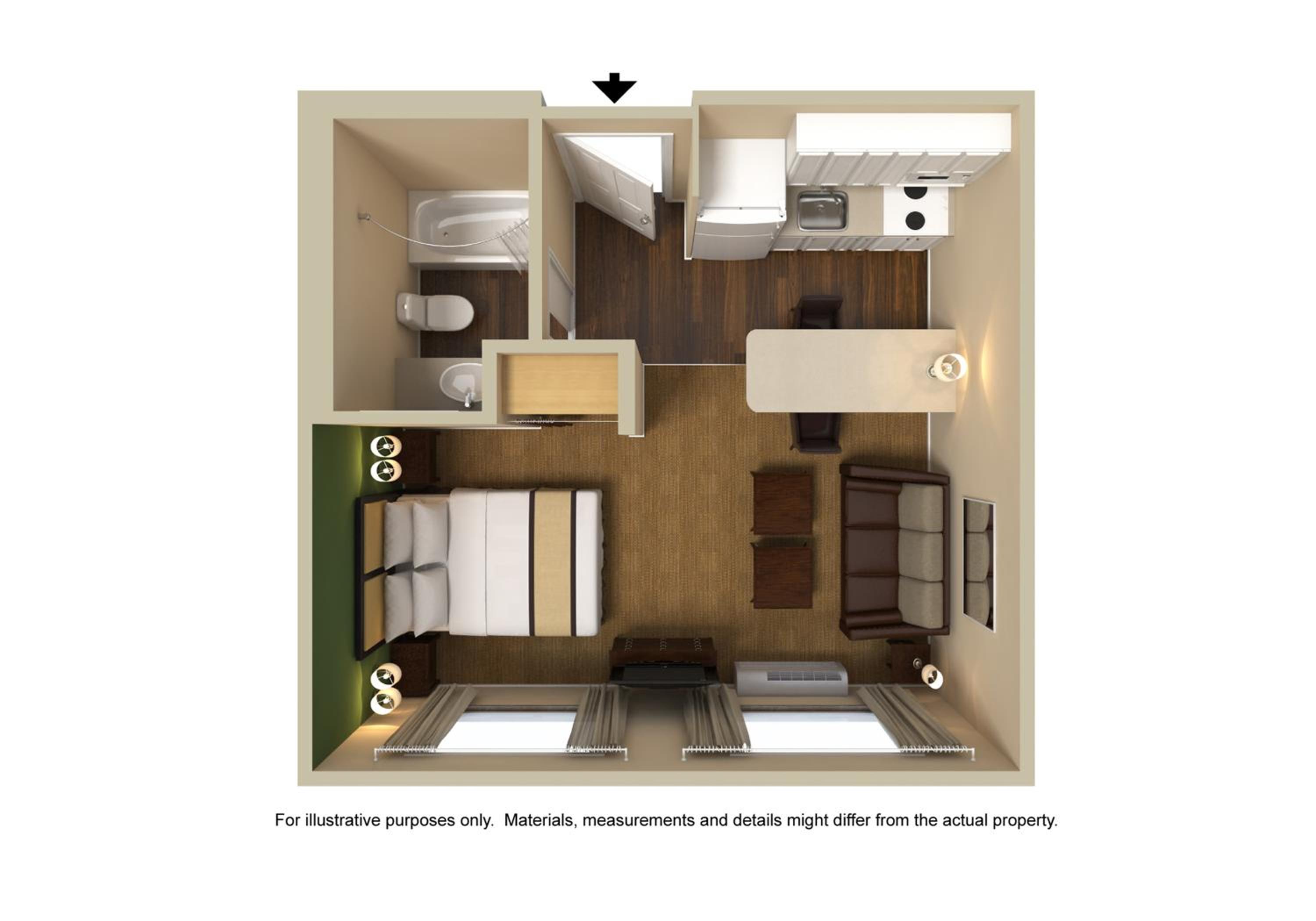 Deluxe Studio with 1 Queen Bed - Non-Smoking - Photo 5