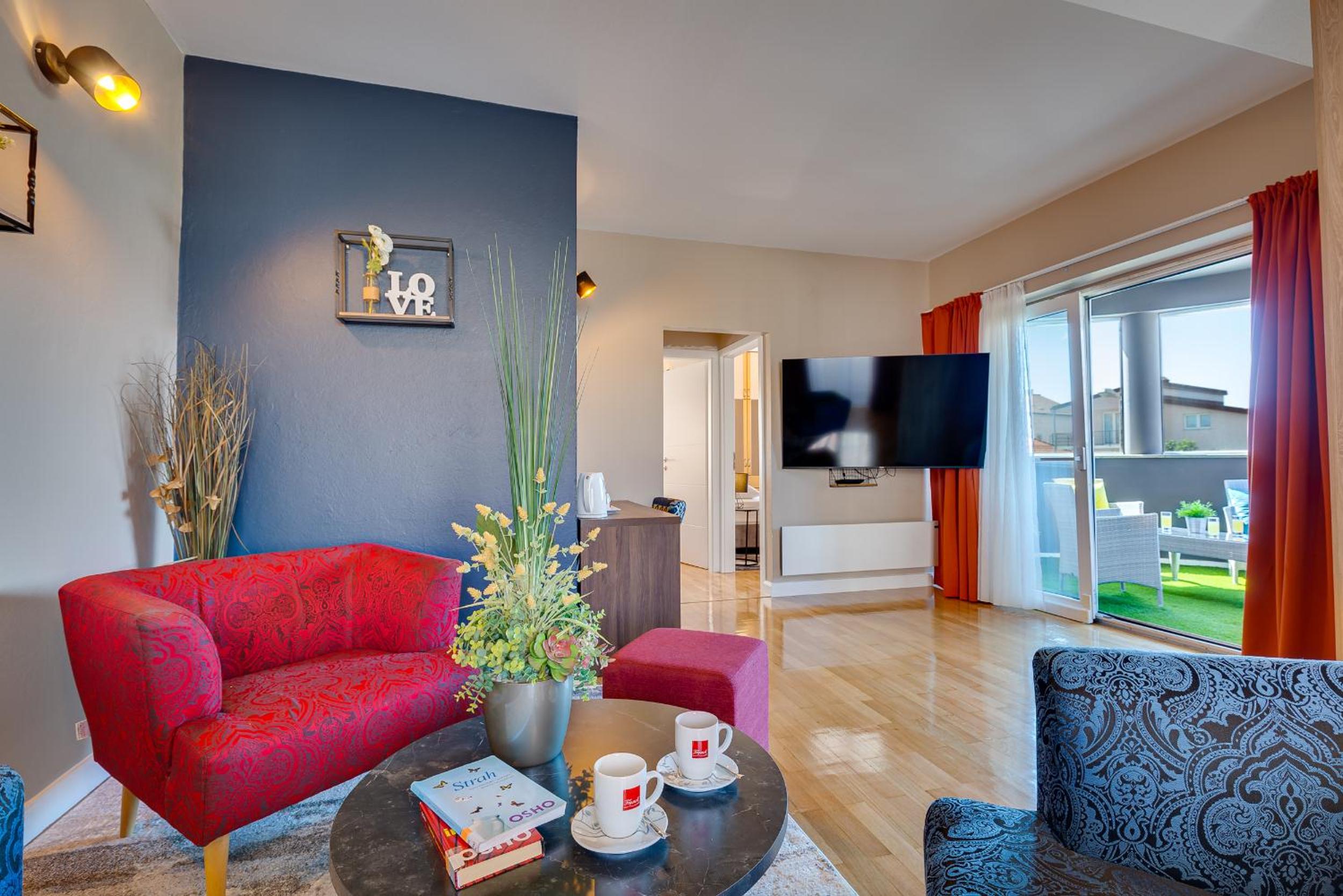 Familiensuite mit Balkon