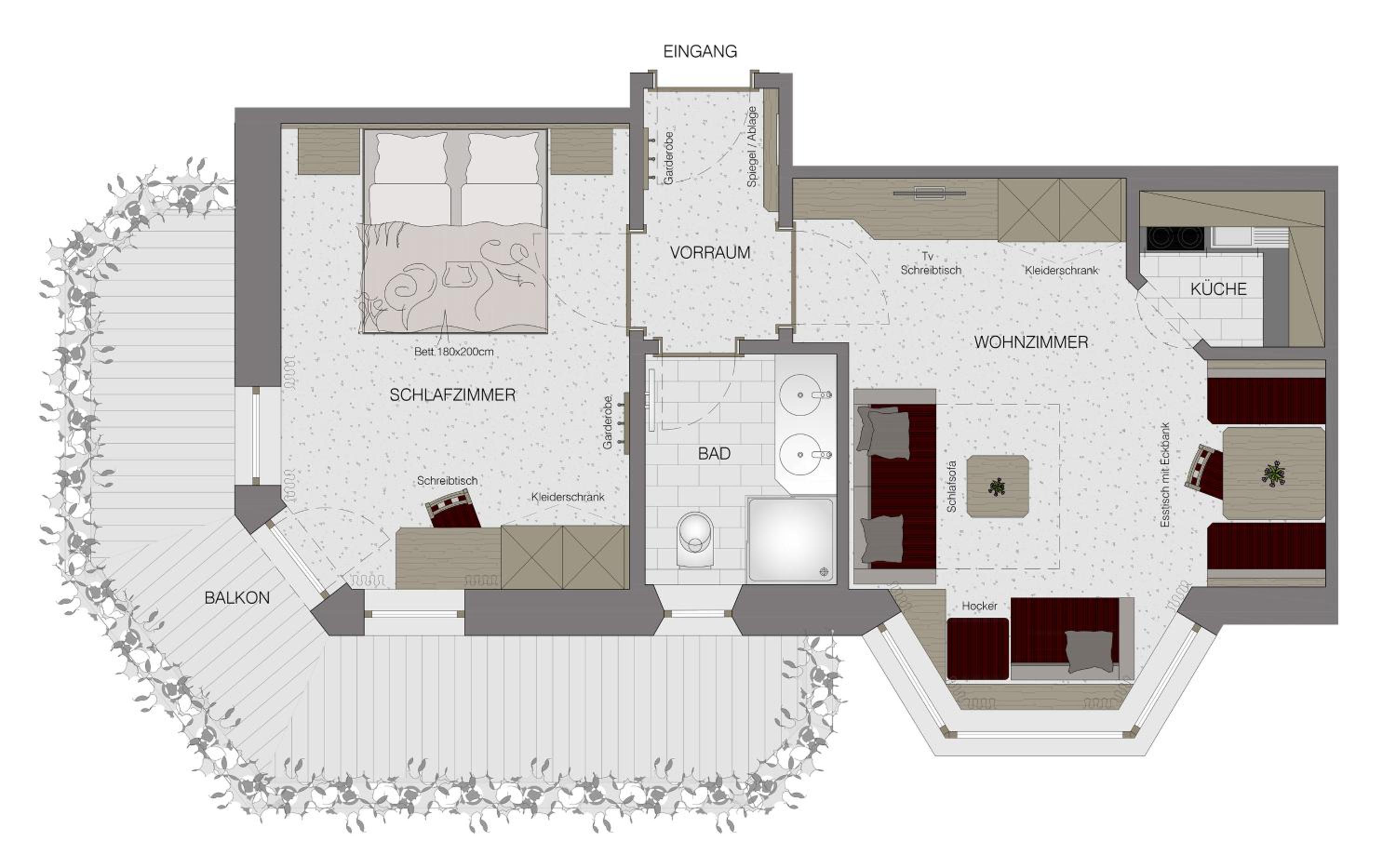 One-Bedroom Apartment photo 2