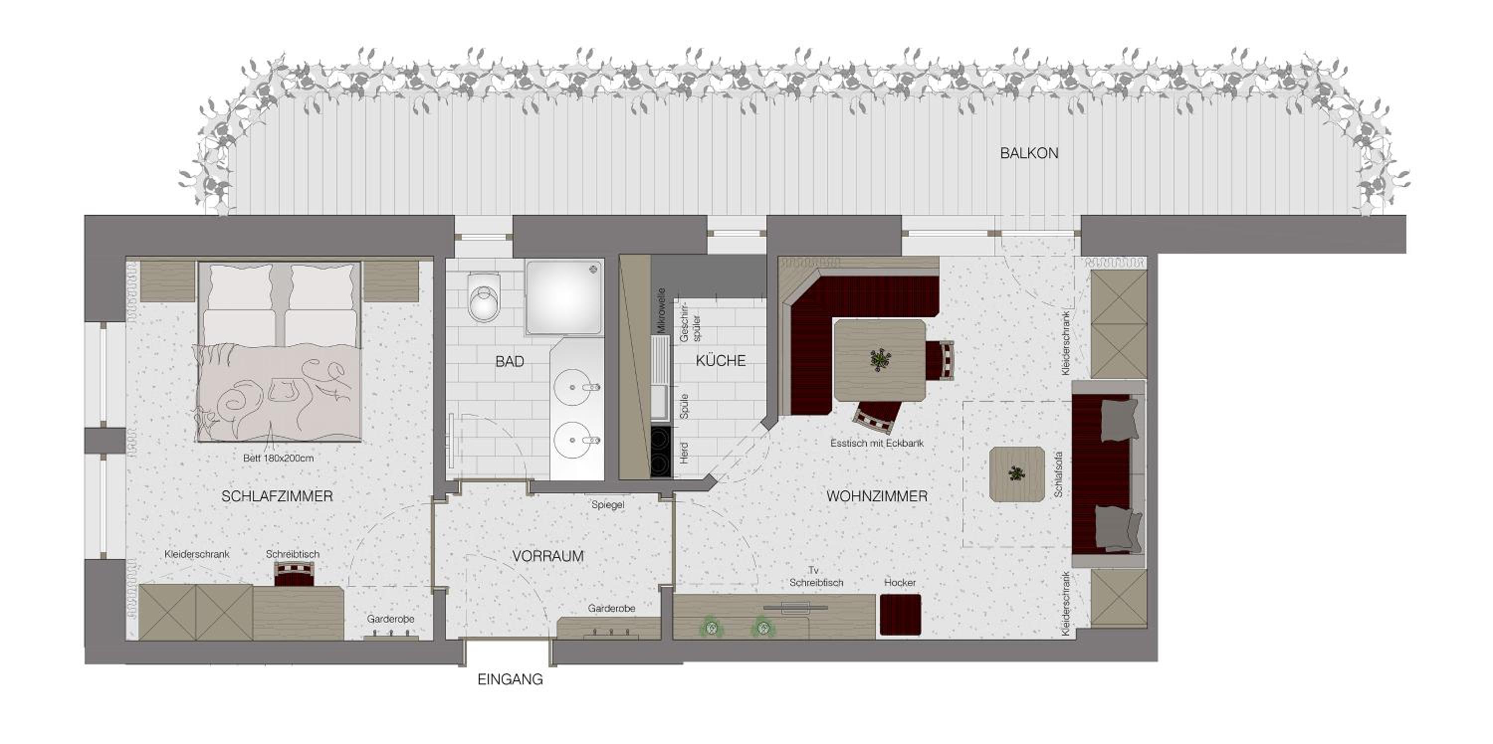 One-Bedroom Apartment photo 2