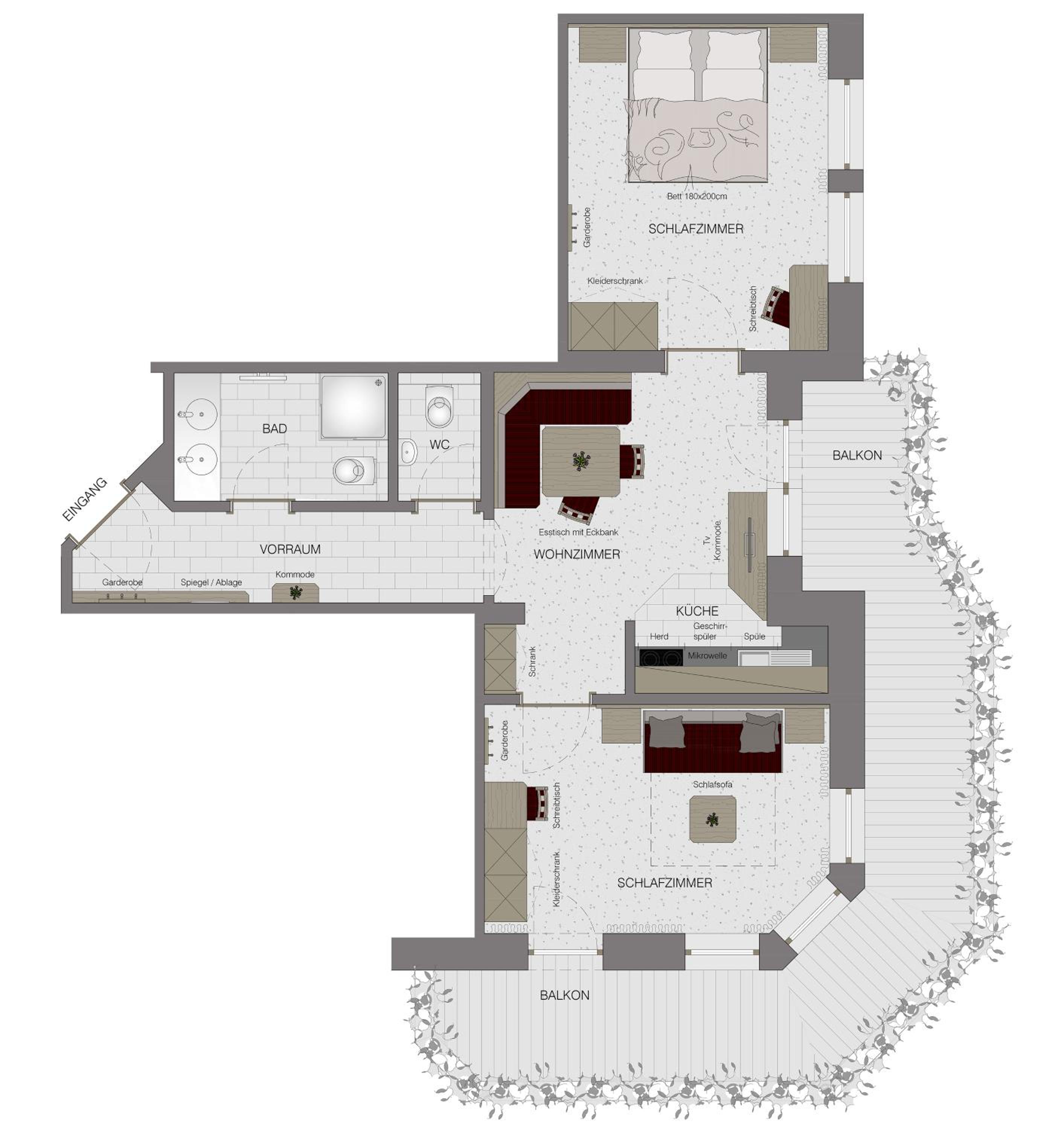 One-Bedroom Apartment photo 2