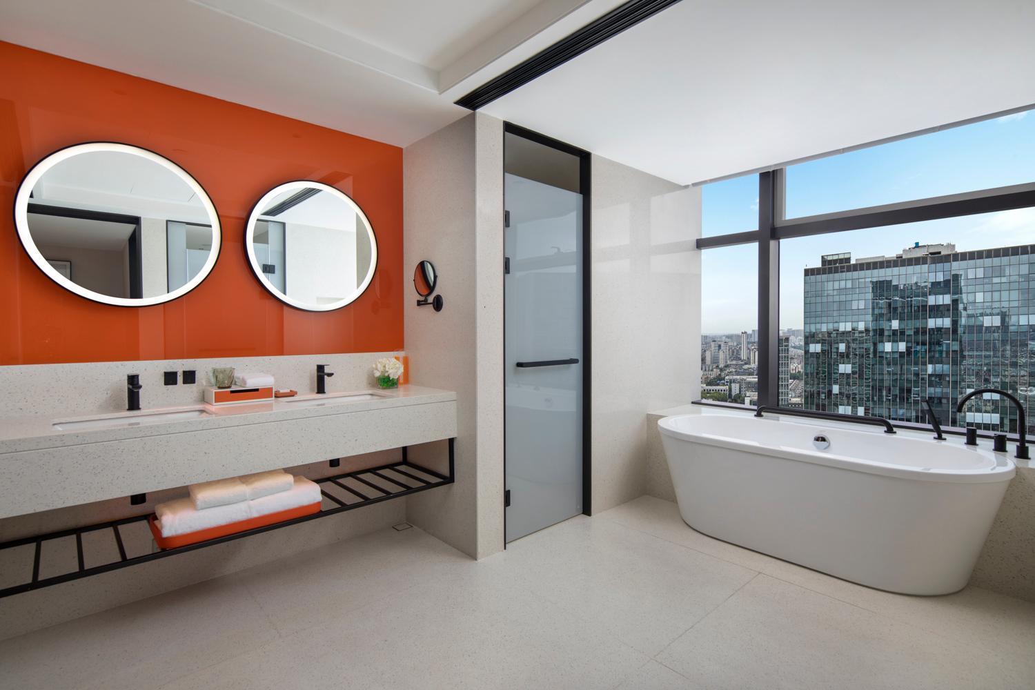 Premium King Room with Separate Bath and Walk-In Shower
