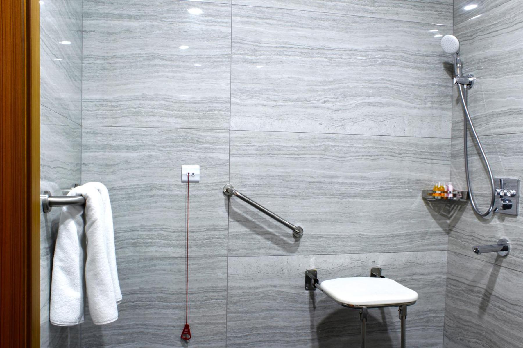 2 Single Beds, Mobility Accessible Room, Roll-In Shower, Non-Smoking - Photo 6