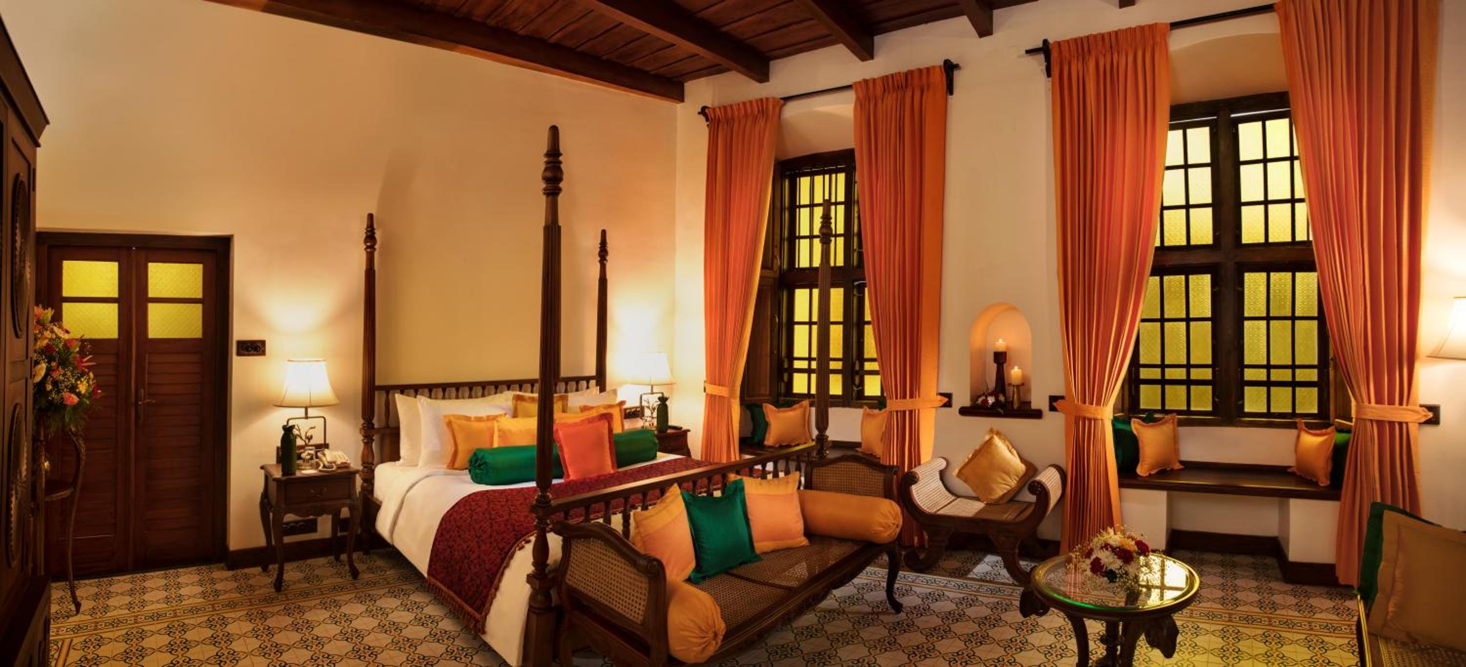 Sovereign with 10% discount on food, 20% discount on Ayurmana, and one and a half-hour guided heritage walk from 7 AM to 8:30 AM Sovereign with 10% discount on food, 20% discount on Ayurmana, and one and a half-hour guided heritage walk from 7 AM to 8:30 AM
