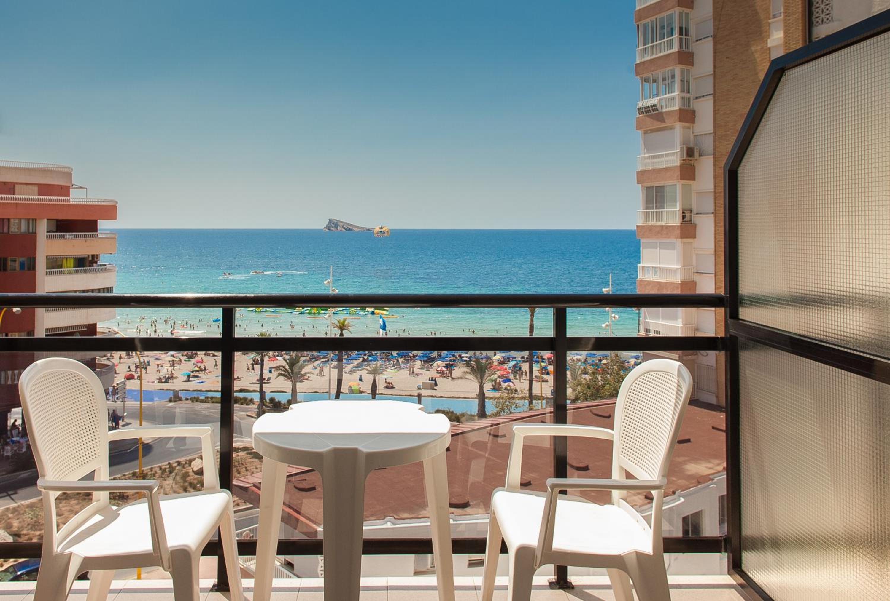 Twin Room with Sea View and terrace (3 Adults + 1 Child) photo 2