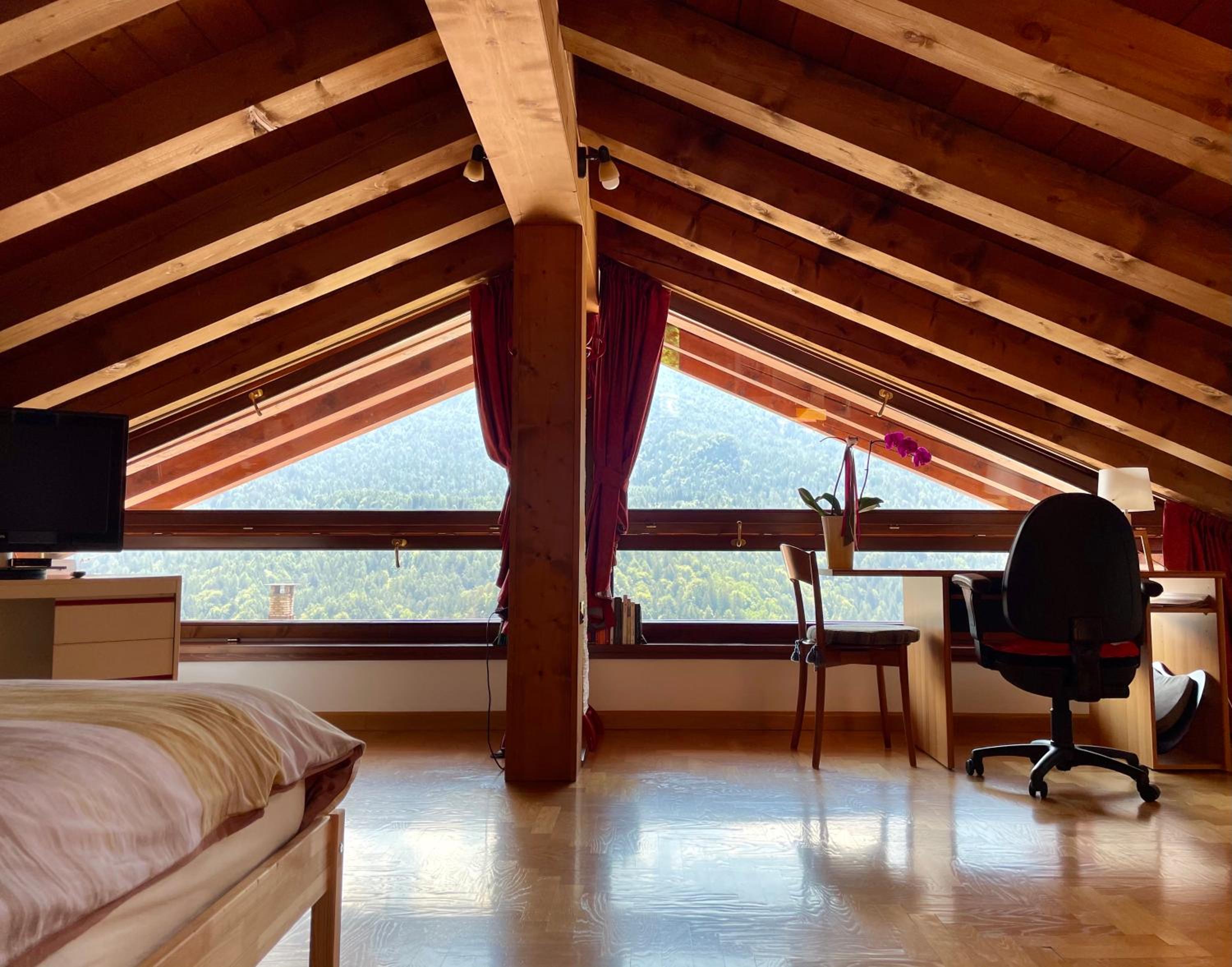 Attic Double Room with Mountain View