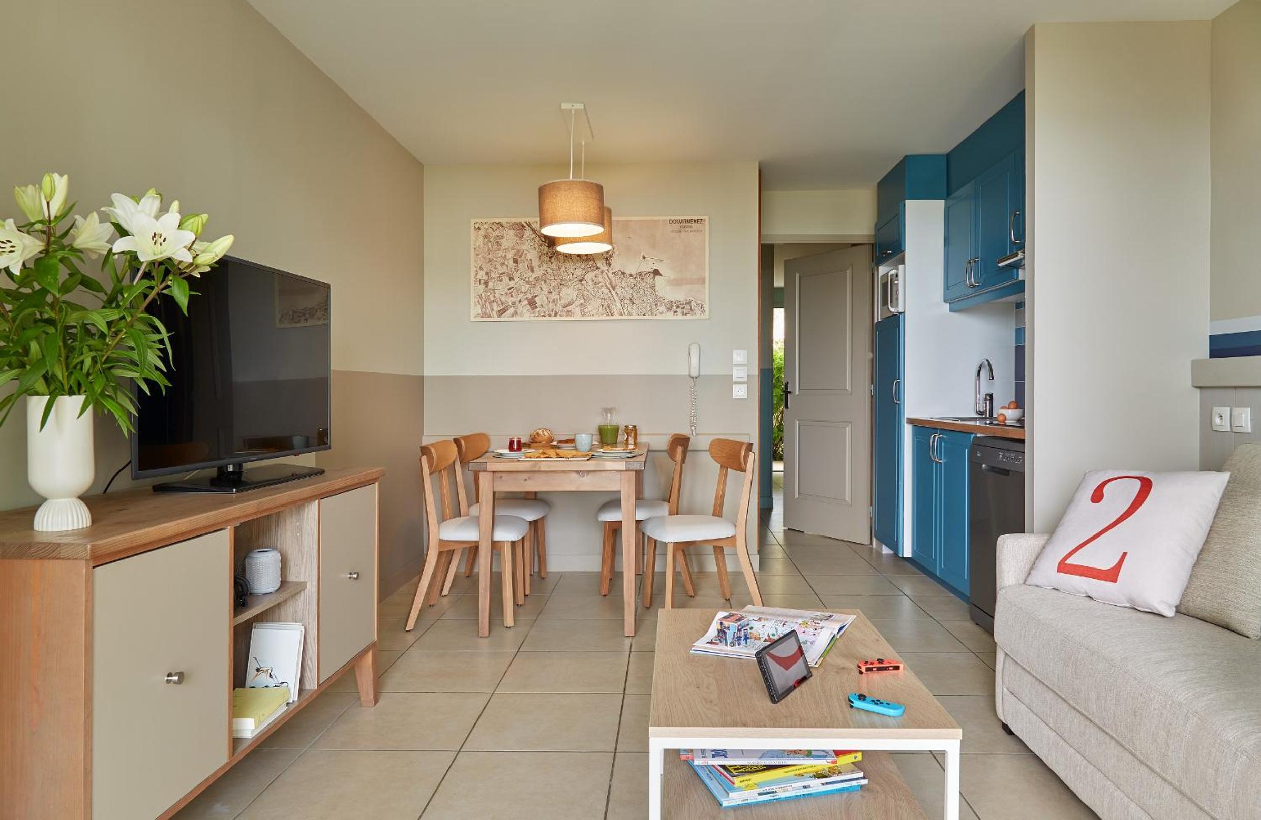One-Bedroom Apartment with Terrace or Balcony (4 people) - Sea View - Photo 6