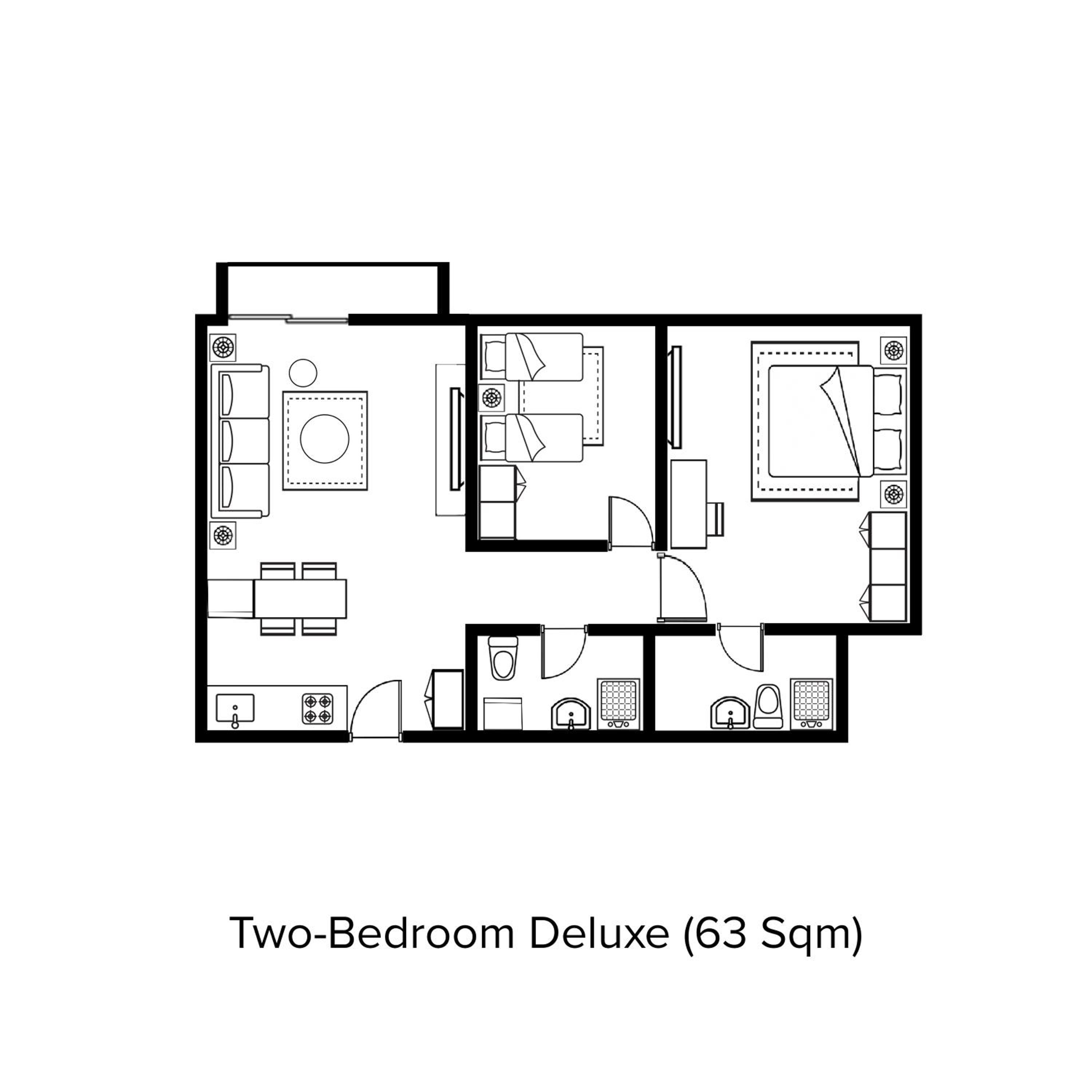 Two-Bedroom Deluxe - Photo 6