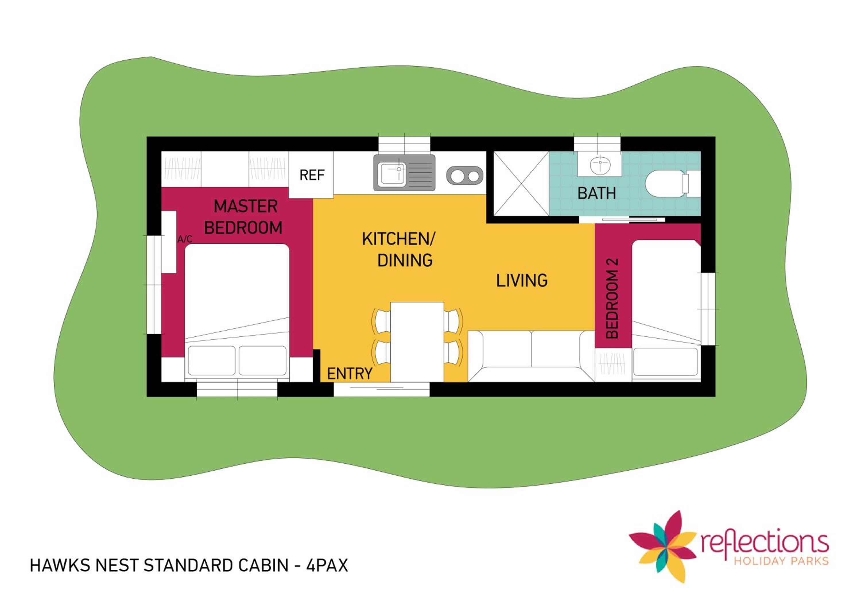 Standard Cabin - Sleeps 4 photo 2