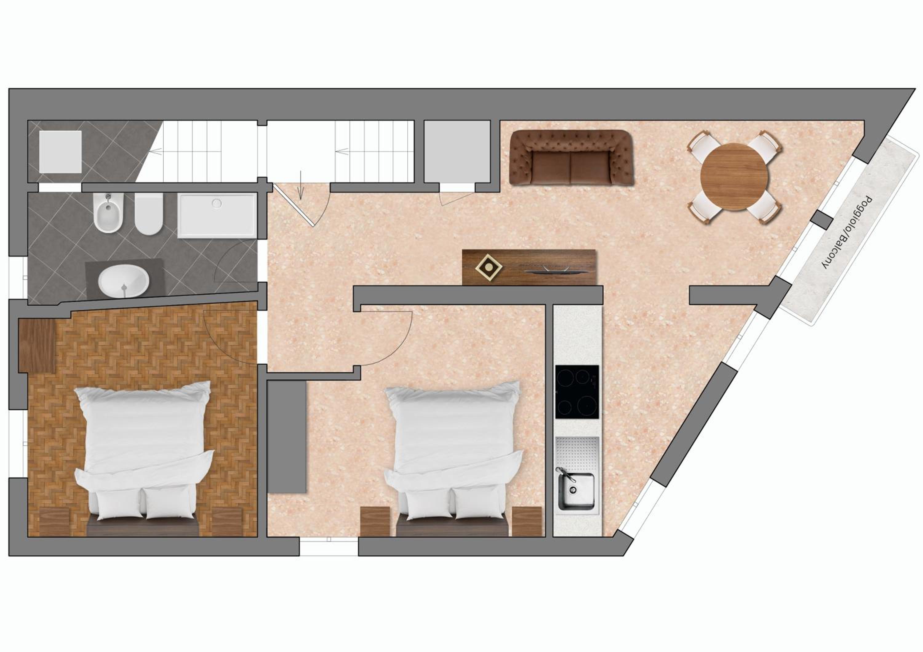 Two-Bedroom Apartment photo 2