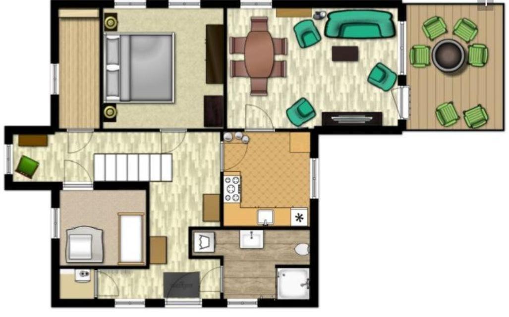 Three-Bedroom House photo 2