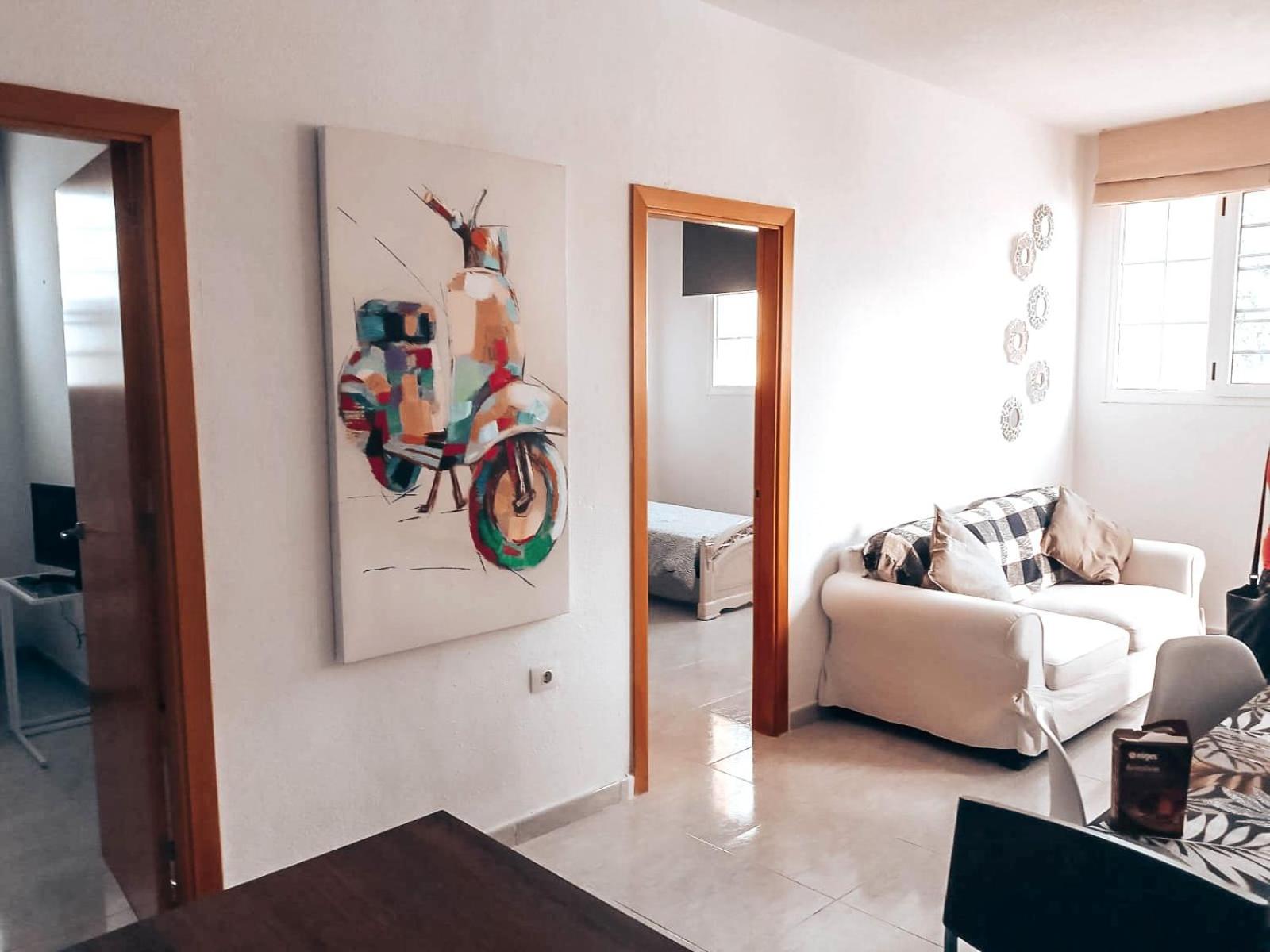 Apartamento de dos habitaciones