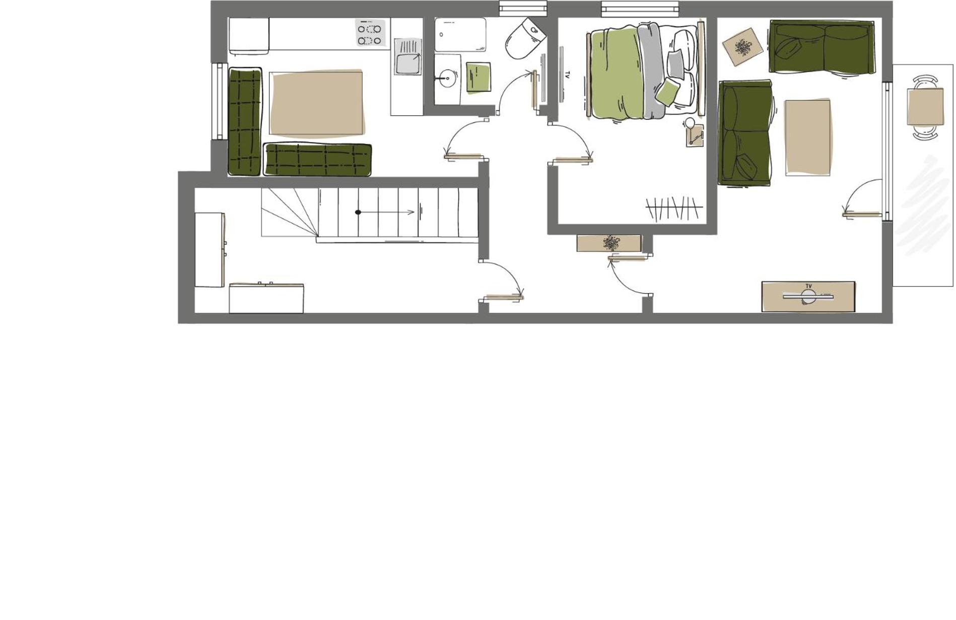 One-Bedroom Apartment photo 3
