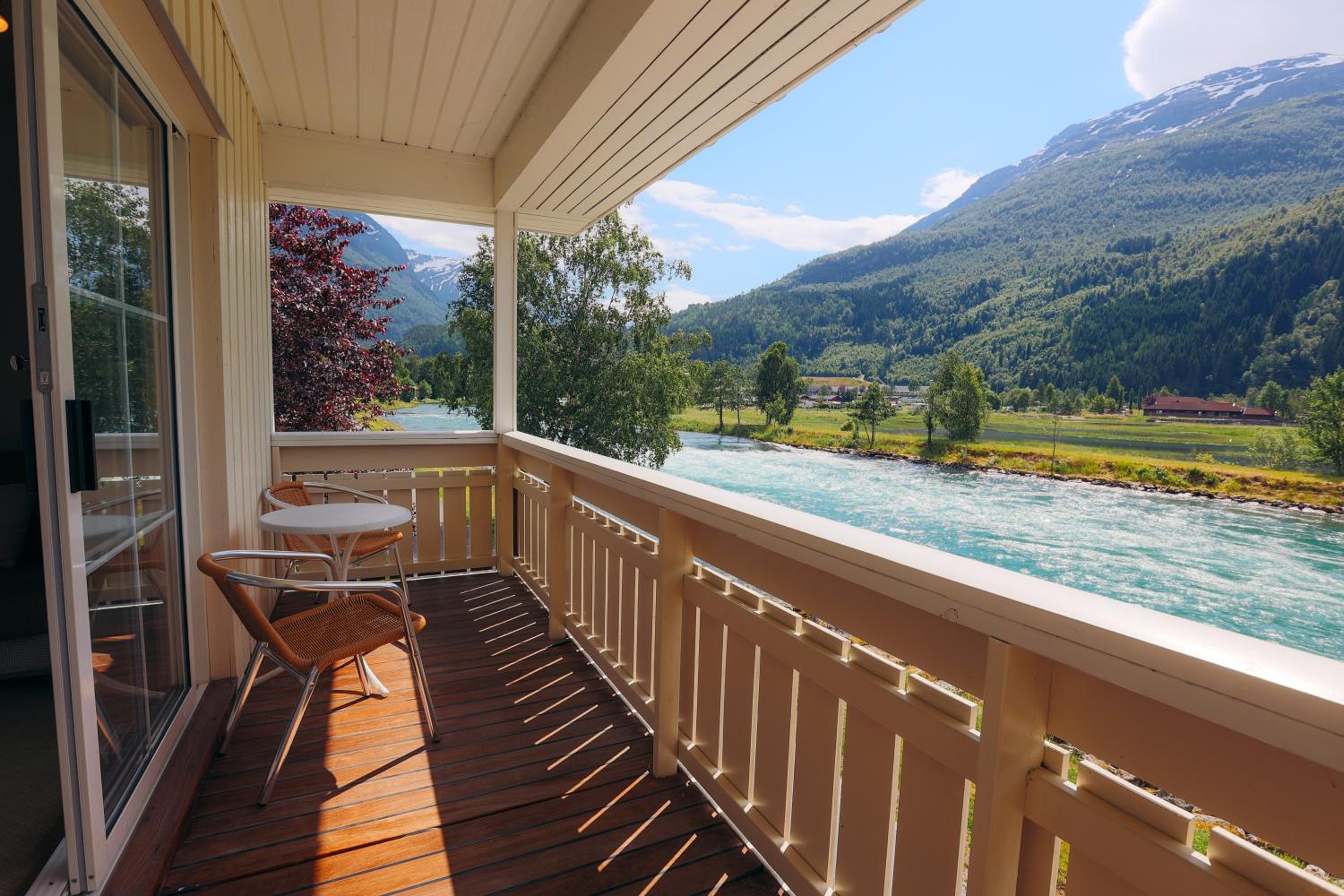 Premium Double Room with balcony and river view