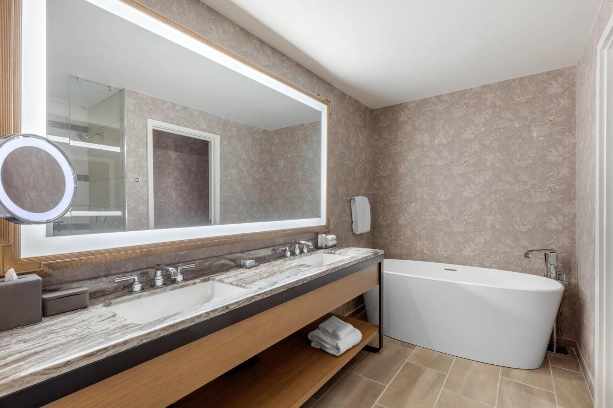 ADA Dlx Room w Roll in Shower-1 King Bed thumbnail 6