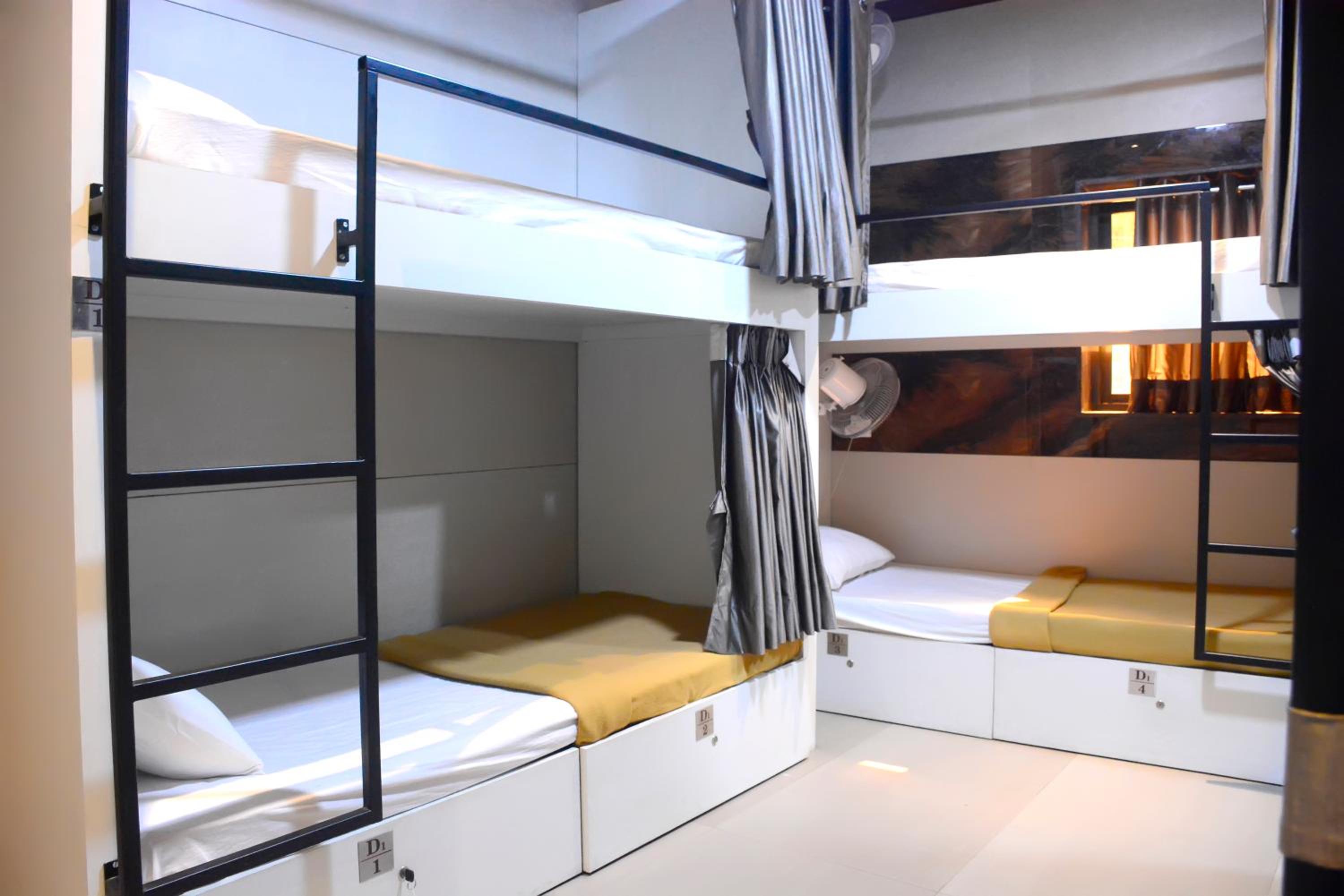 Bunk Bed In Male Dormitory Room