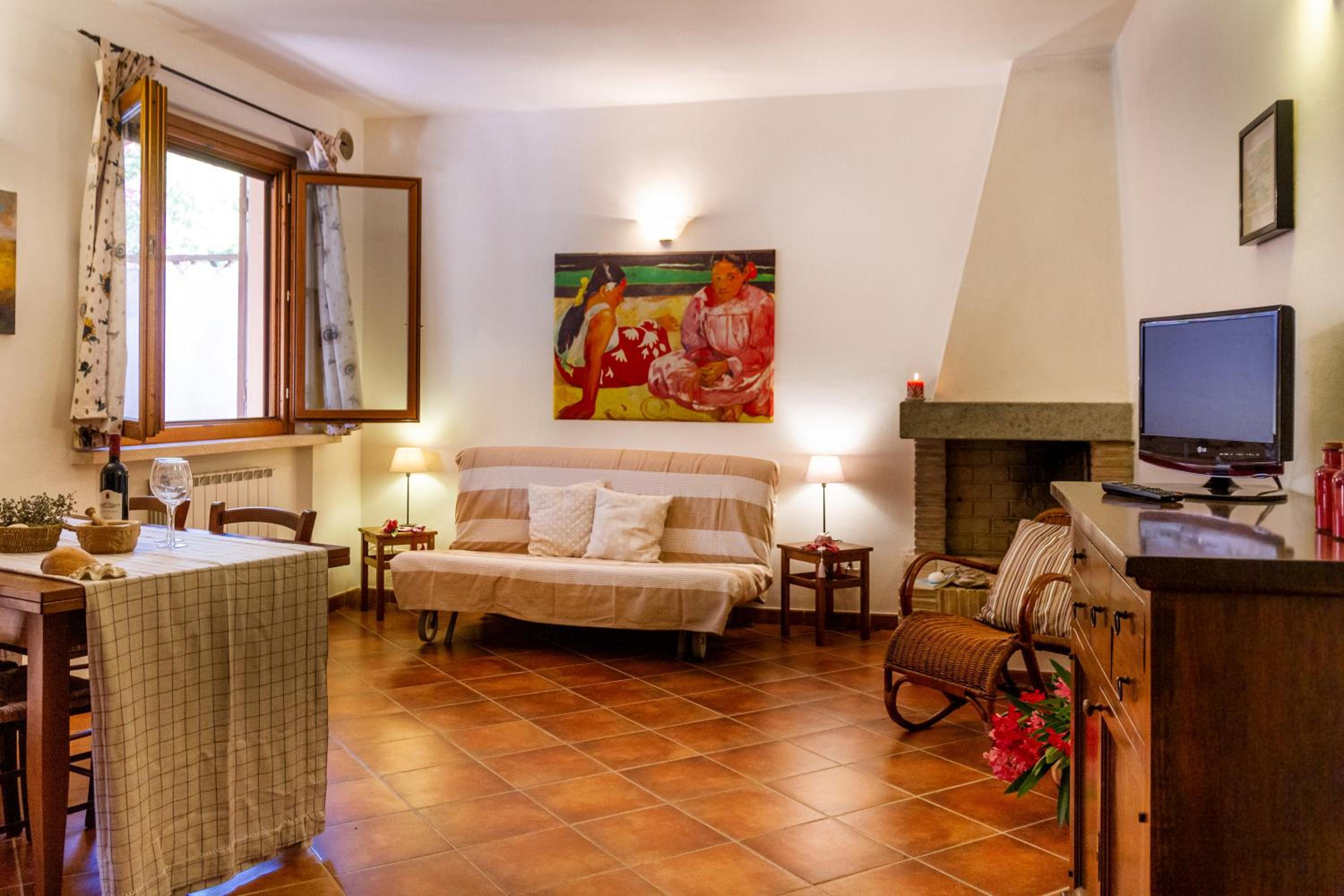 One-Bedroom Apartment with Garden View