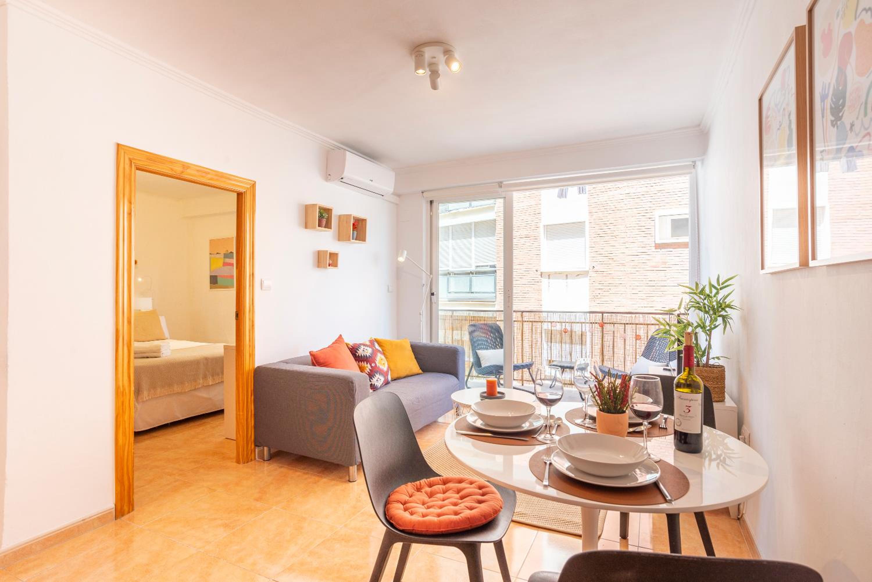 Apartamento de dos habitaciones