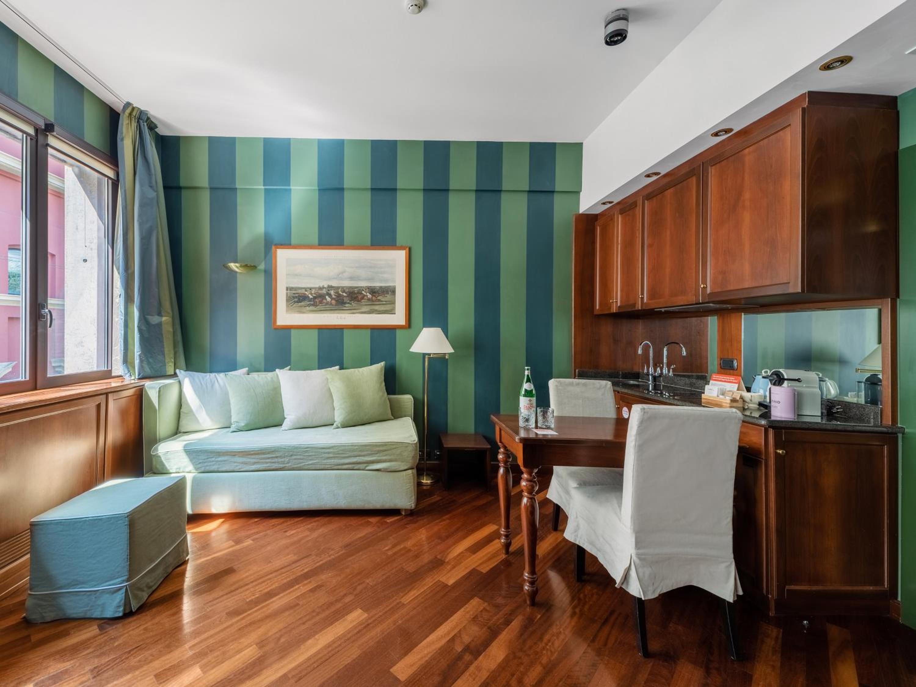 Extra Large Studio with Kitchenette and Sofa Bed