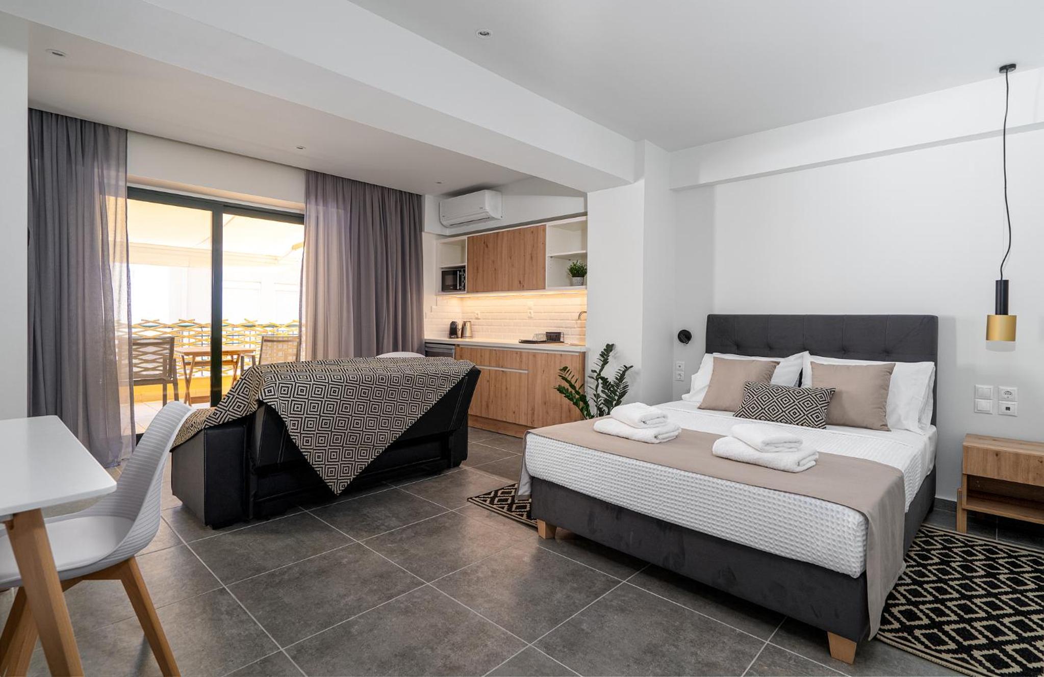 Studio with Balcony