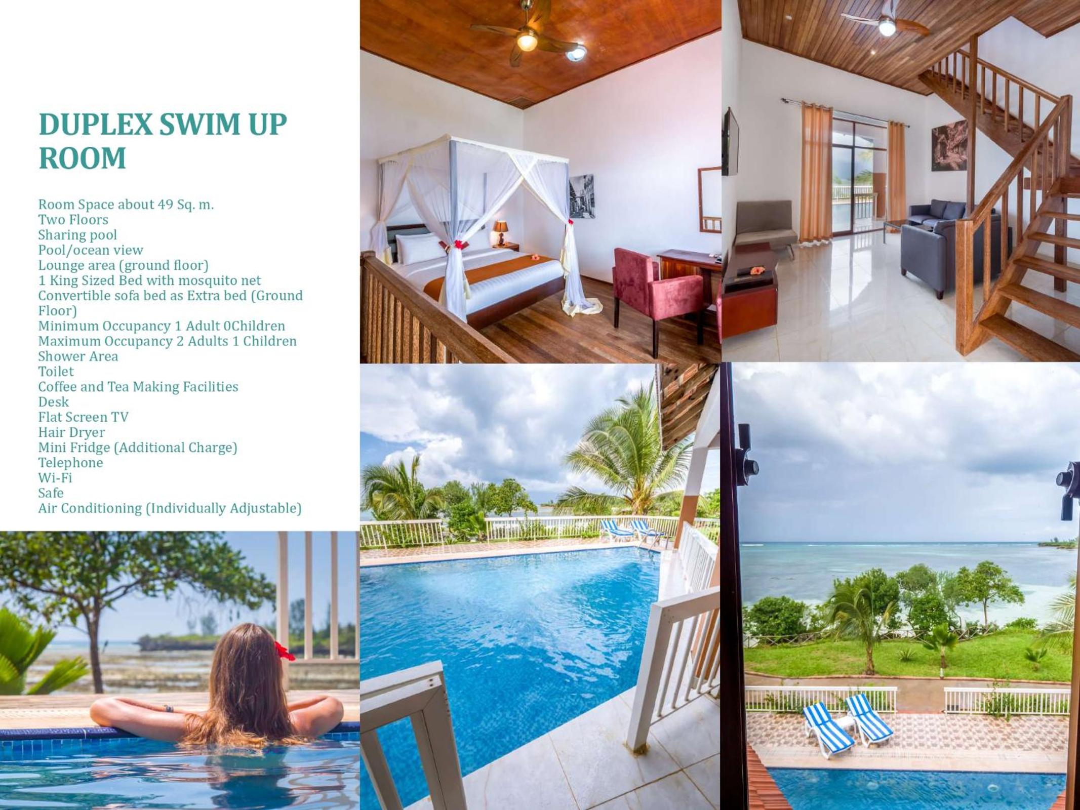 Duplex Pool View Room