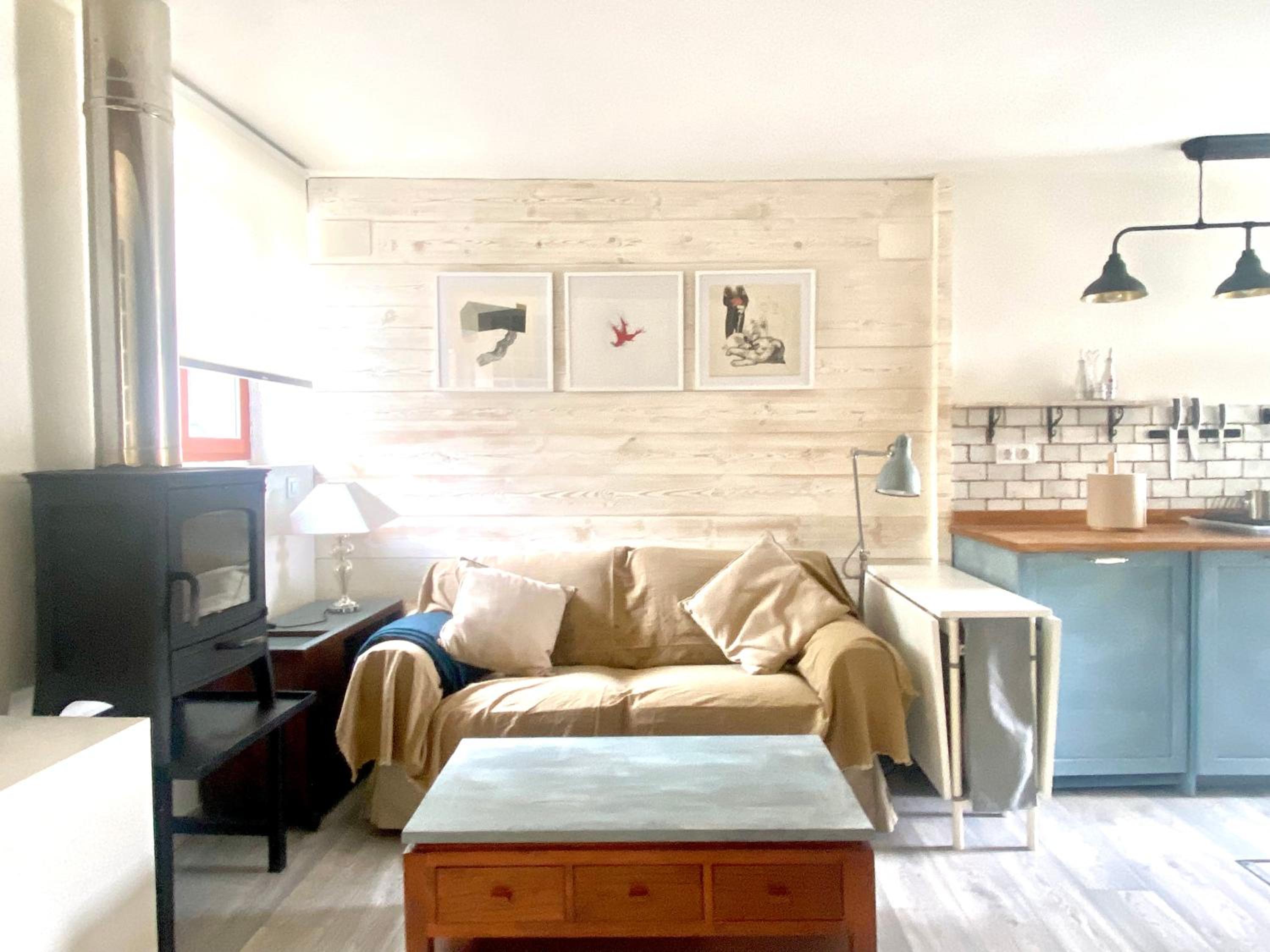 Estudio con terraza