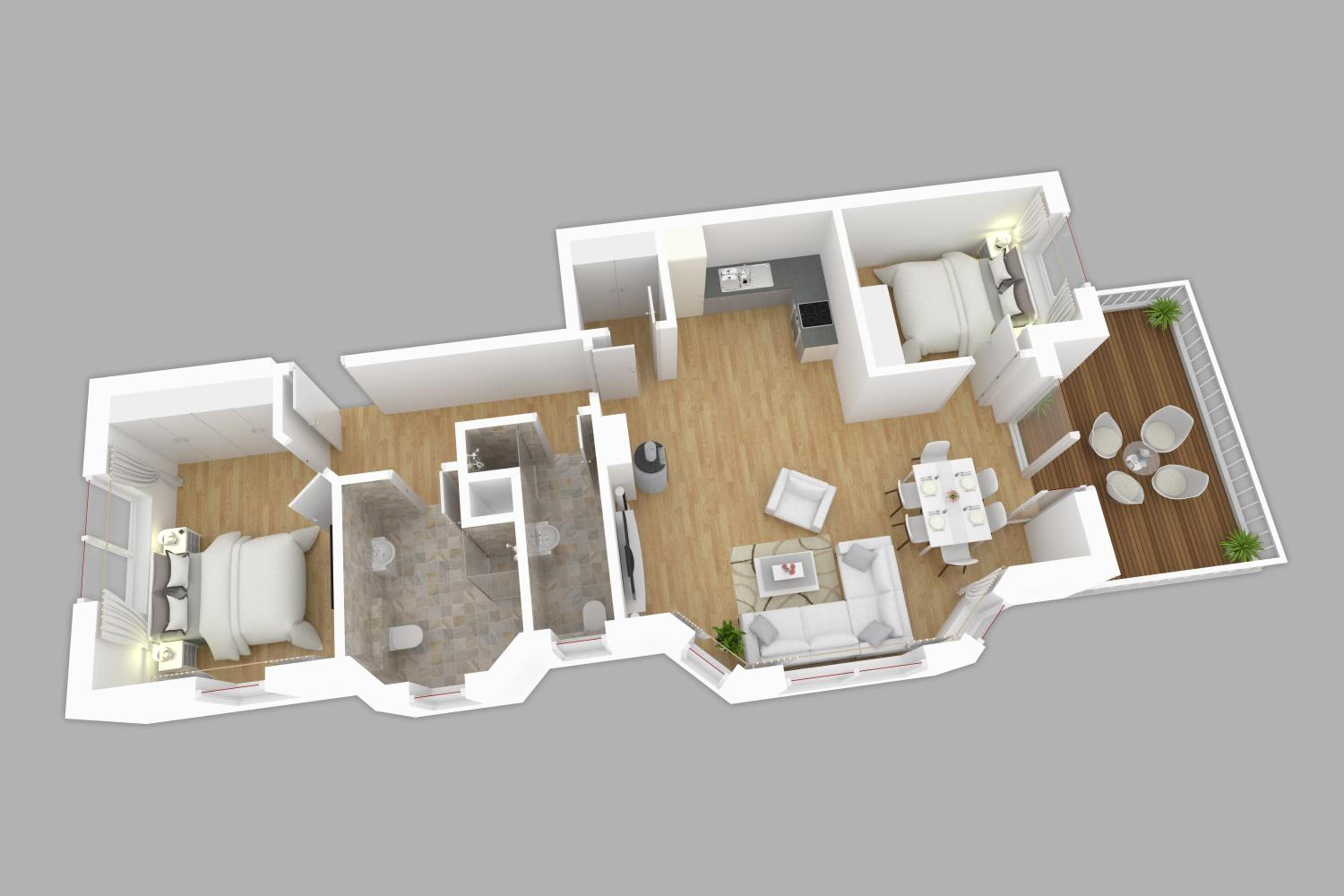 Two-Bedroom Apartment photo 2