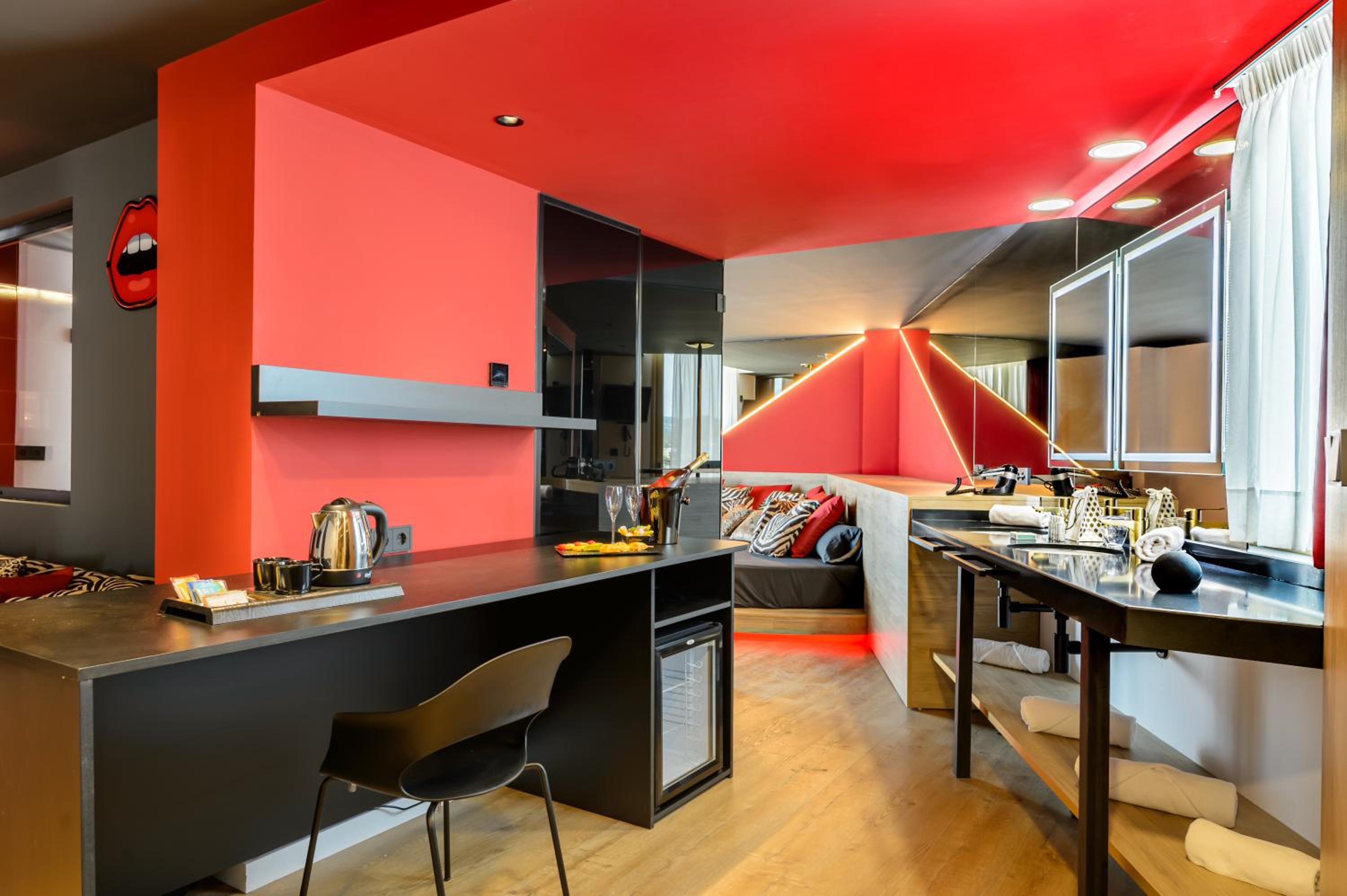 Stylish comfort awaits in your vibrant retreat.