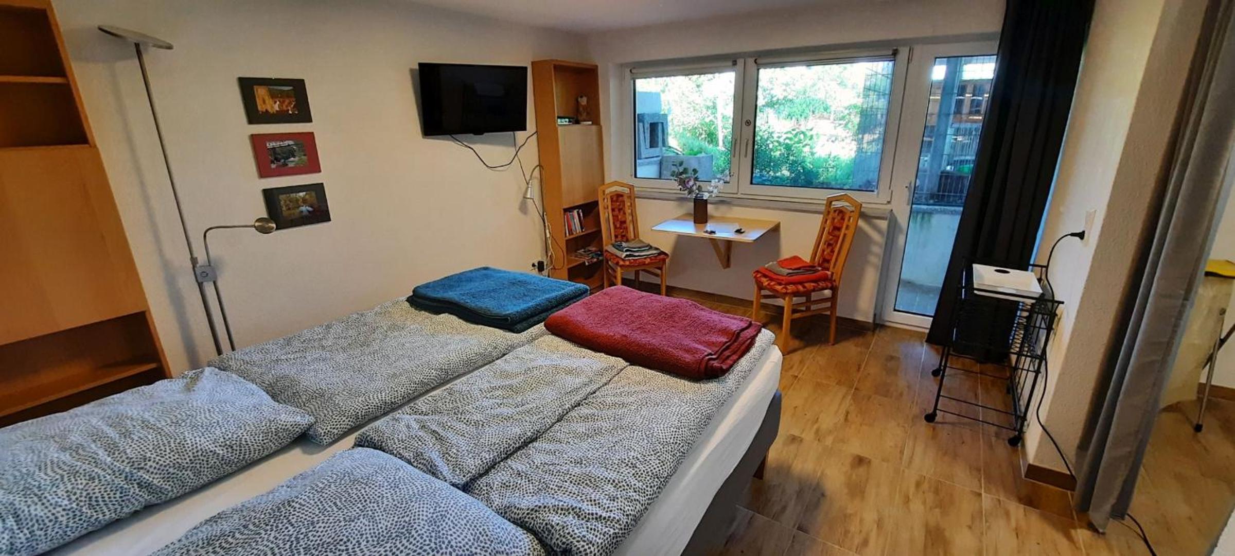 One-Bedroom Apartment with Garden View