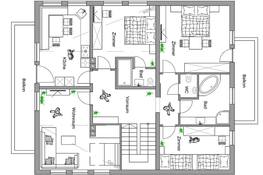 Three-Bedroom Apartment photo 3