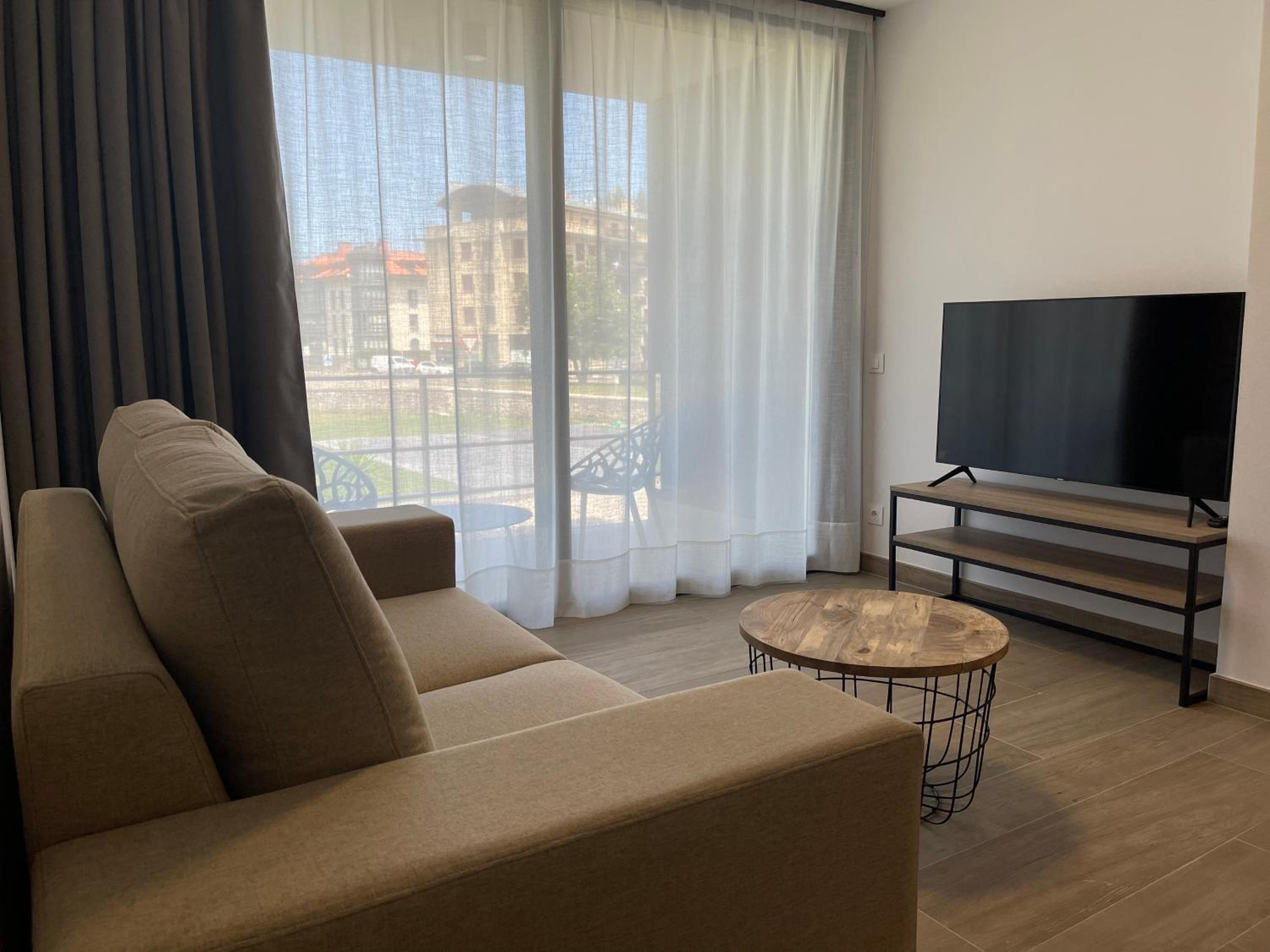 Apartamento con vista al jardín