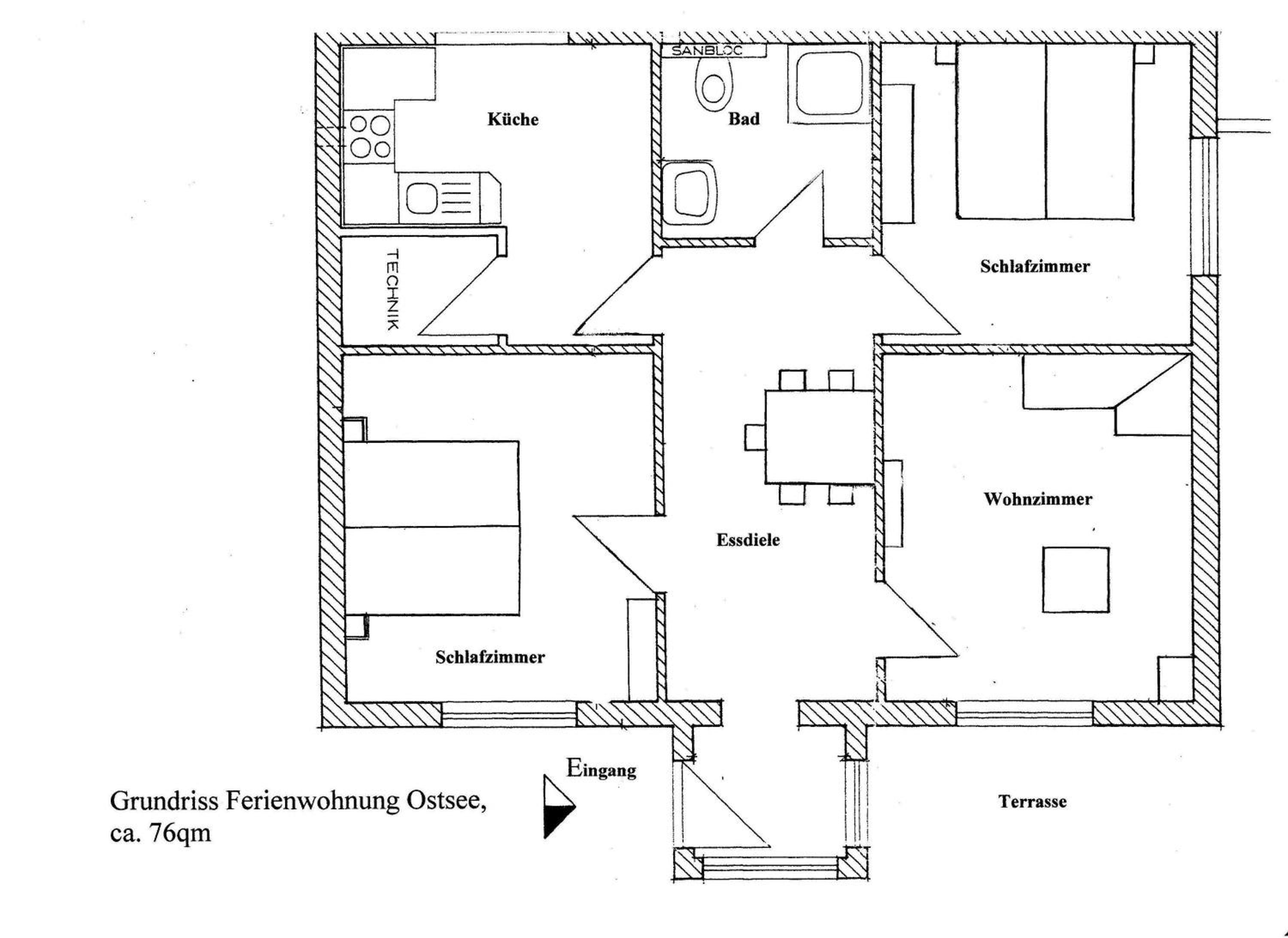 Two-Bedroom Apartment (4 Adults) - First Floor