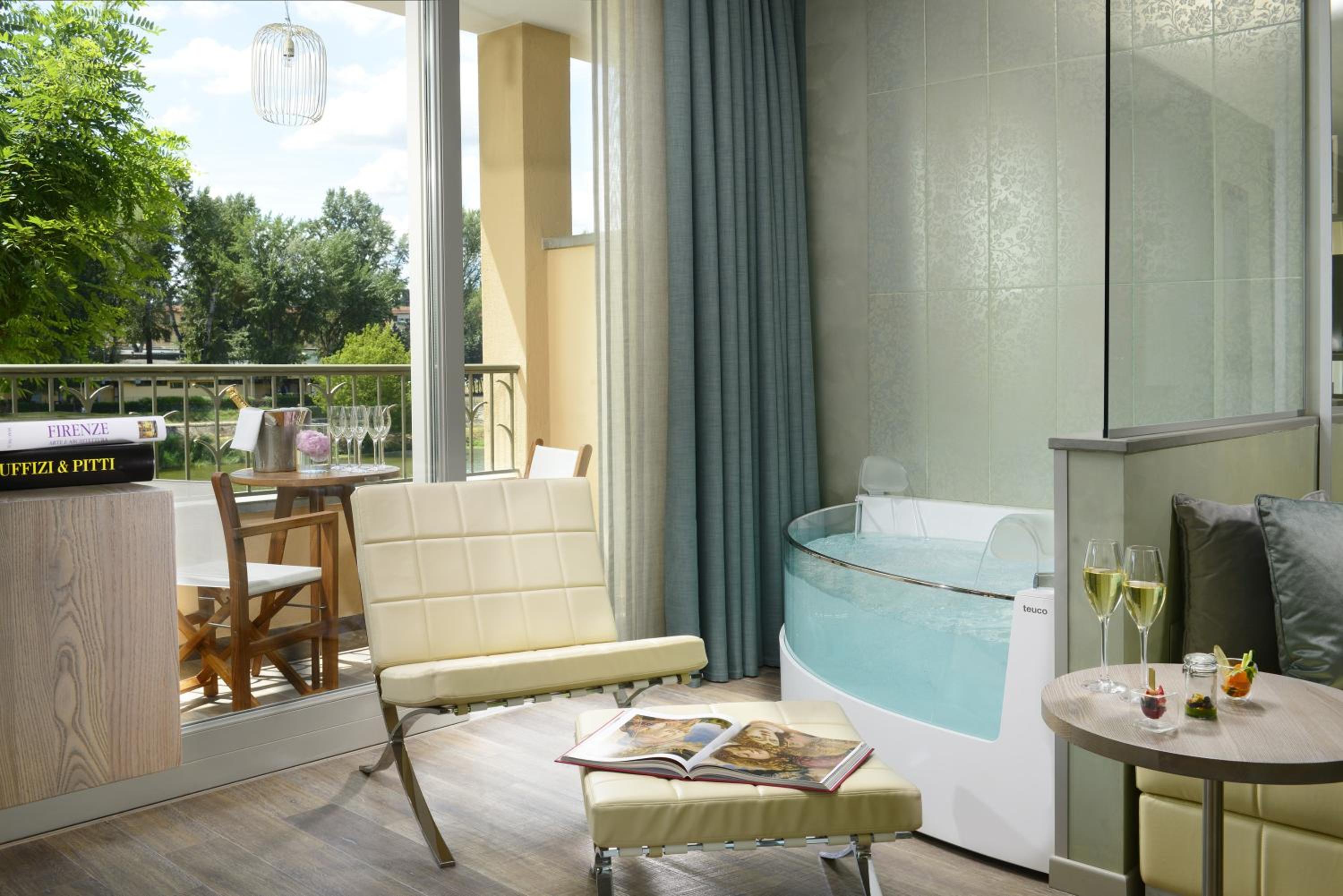 Junior Suite with Balcony and River View