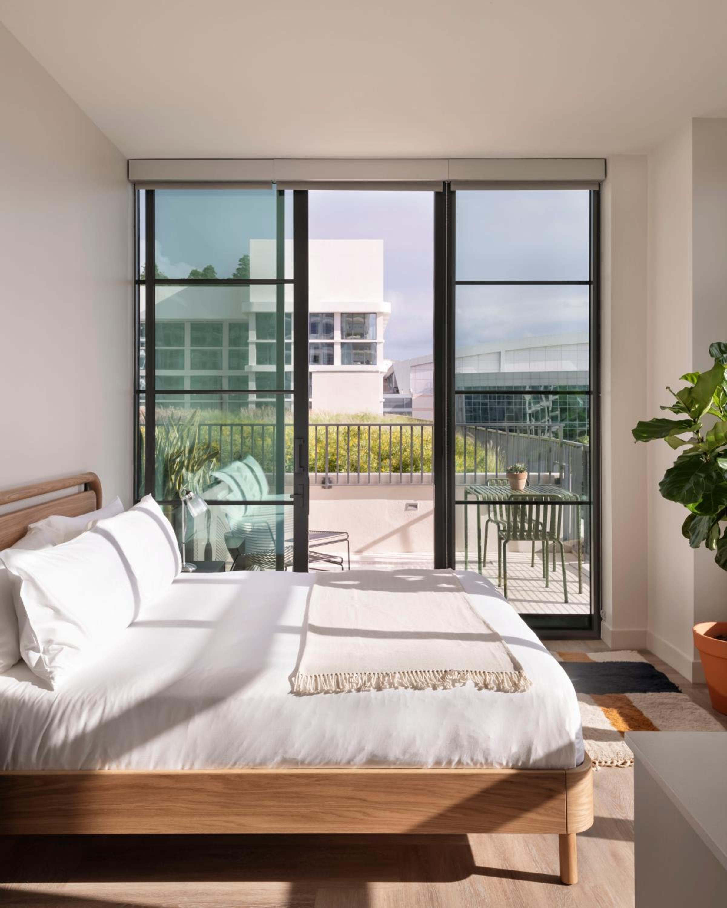Studio B with Shared Living Room and Kitchen
