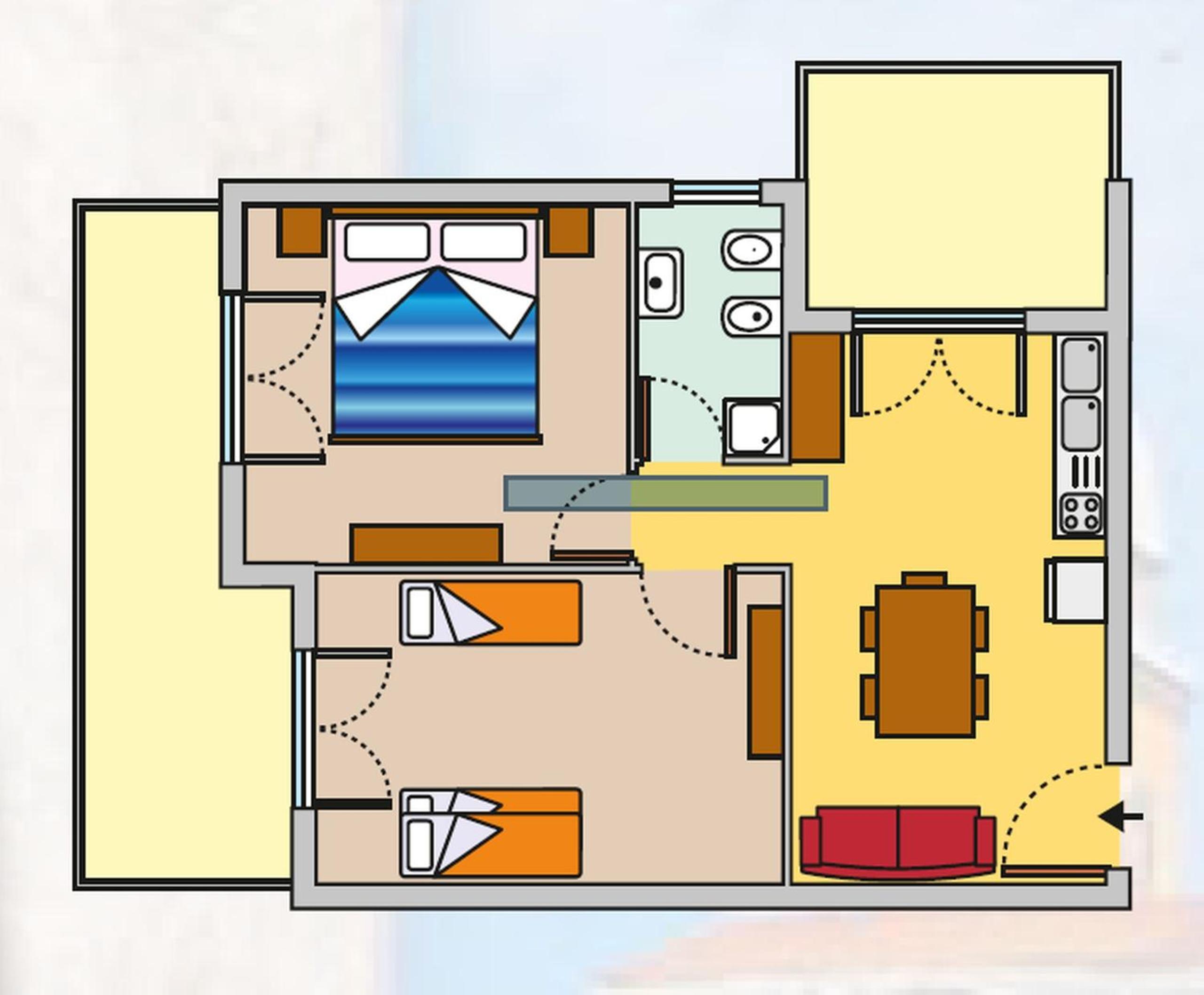 Two-Bedroom Apartment - Photo 3