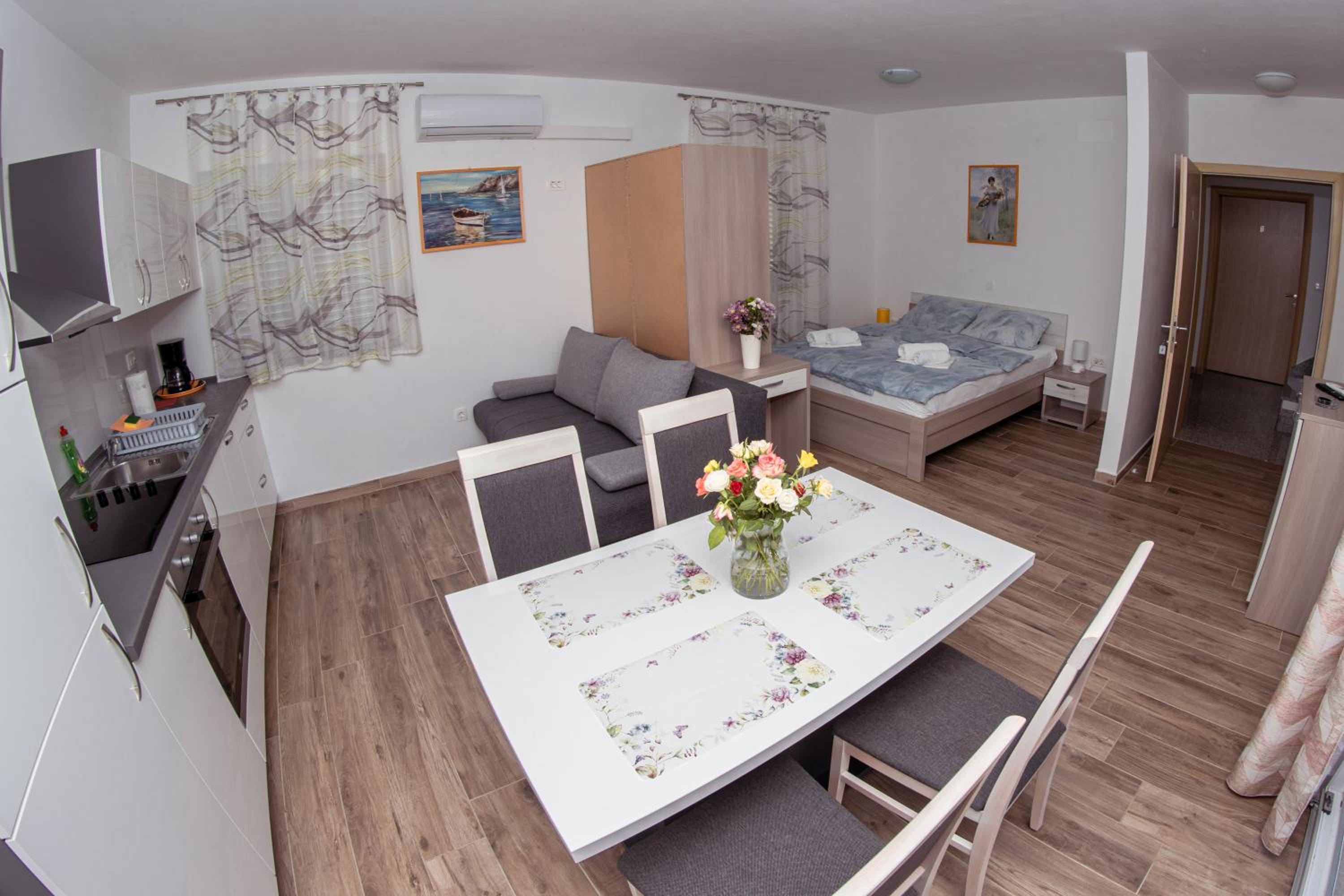 Studio with Balcony