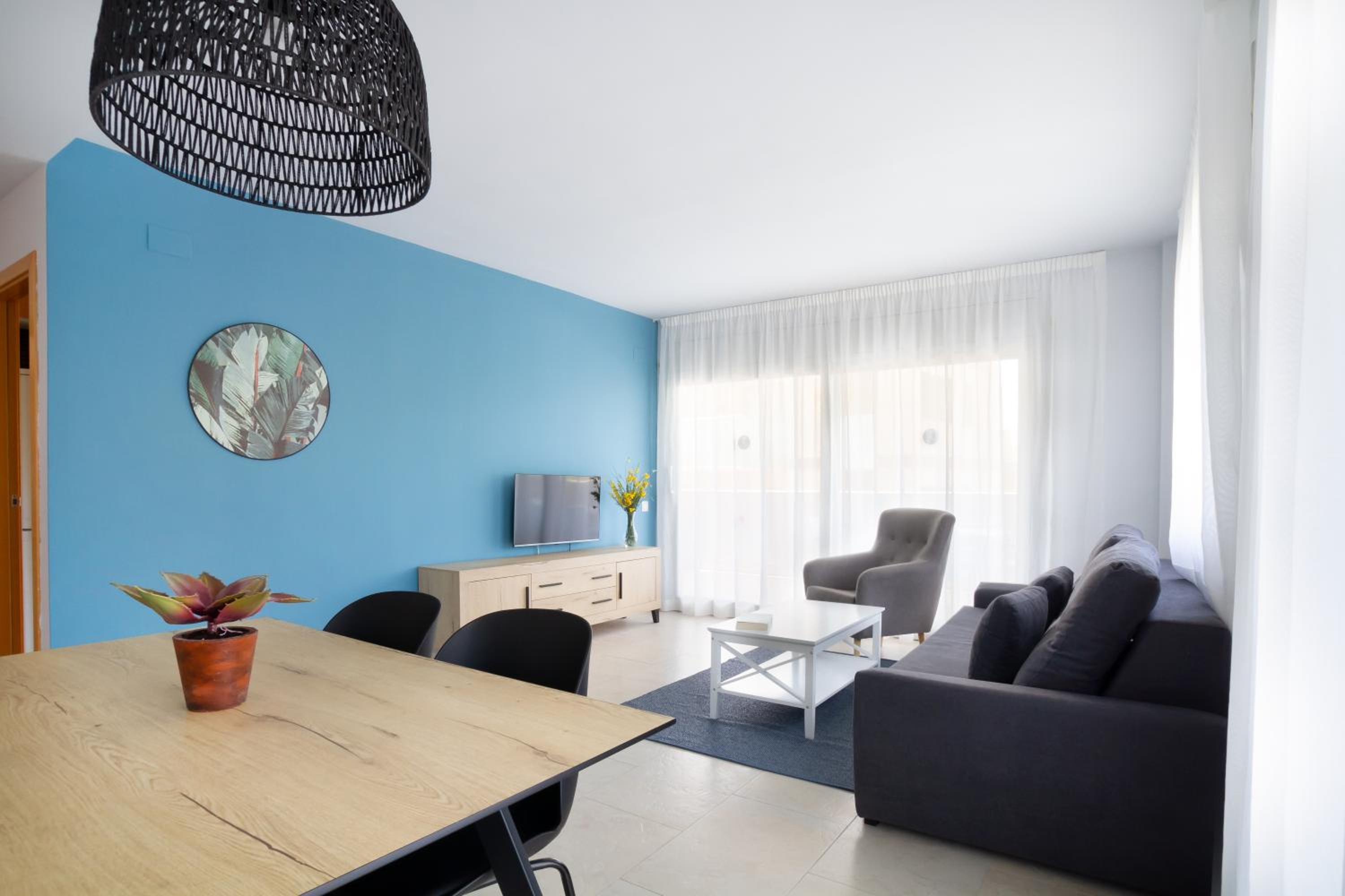 Three-Bedroom Apartment with Pool View