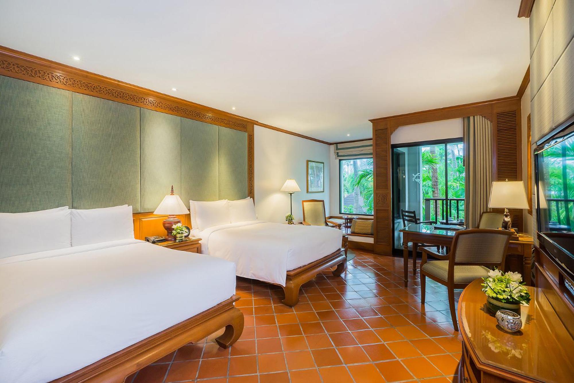 Deluxe Garden Twin, Guest room, 2 Double, Garden view