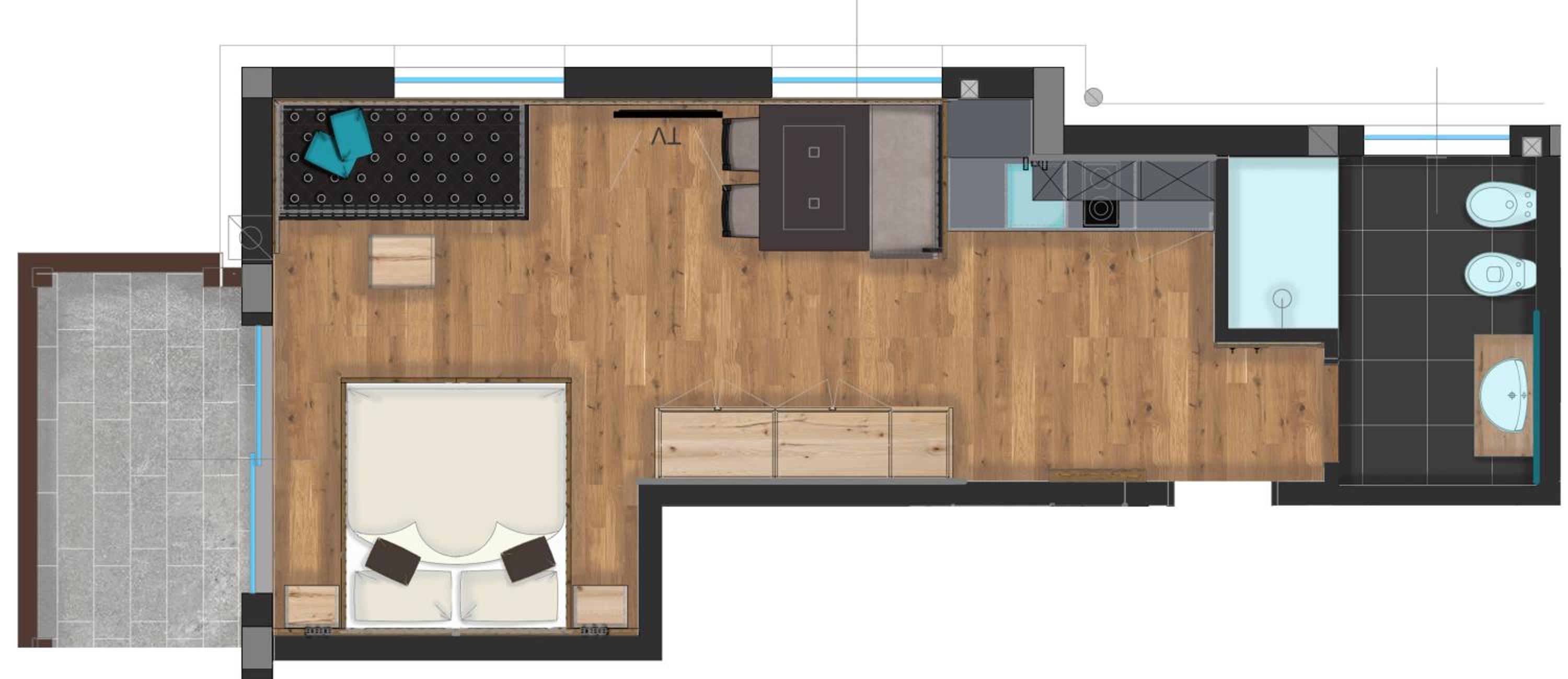 Studio with Balcony photo 2