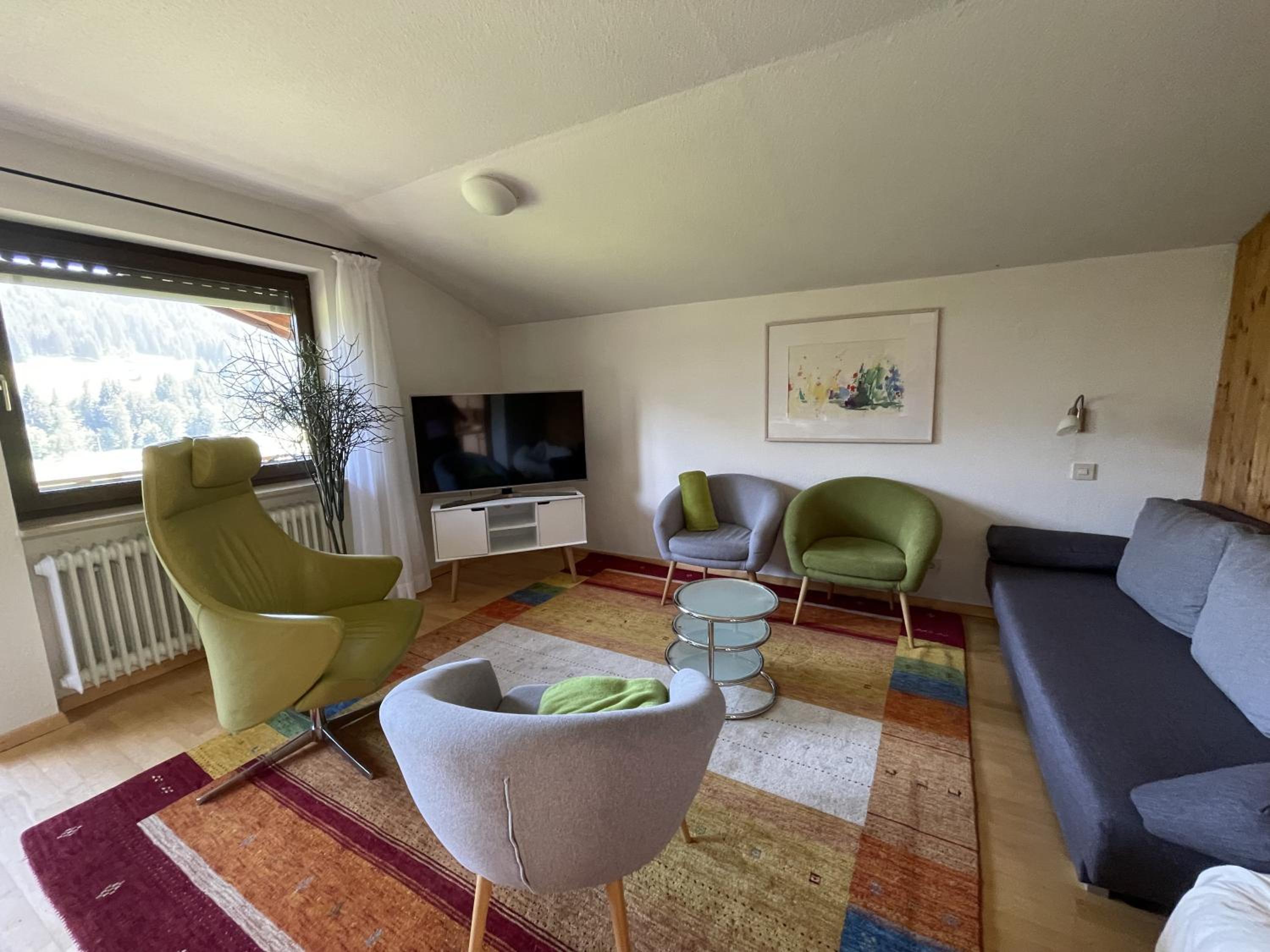 Two-Bedroom Deluxe Apartment with Garden View