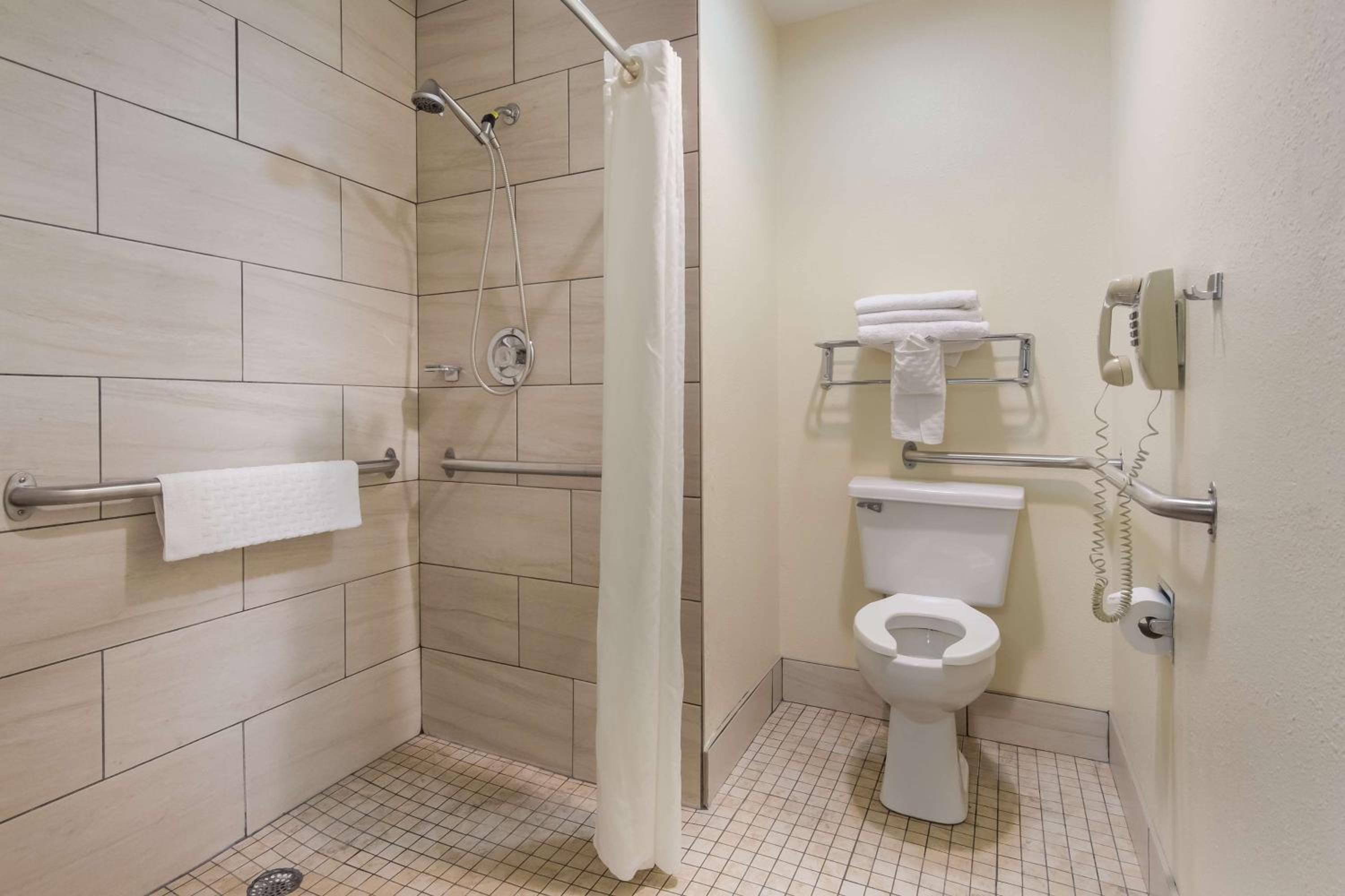 King Room with Roll-In Shower - Disability Access