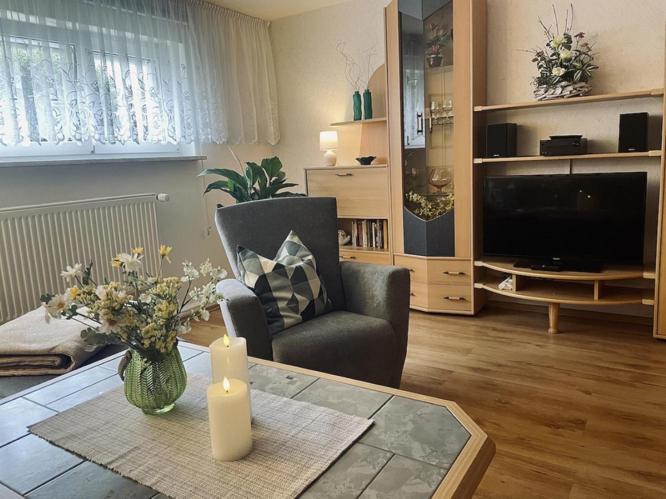 One-Bedroom Apartment with Garden View