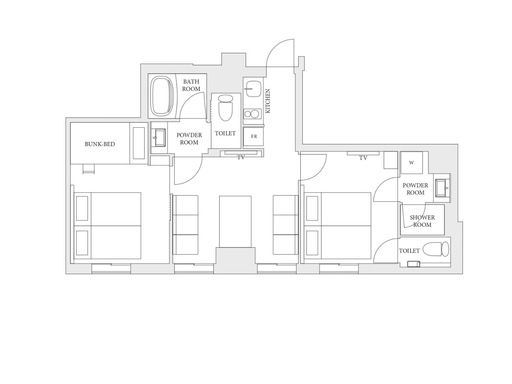 Two Bedroom Family Suite thumbnail 5