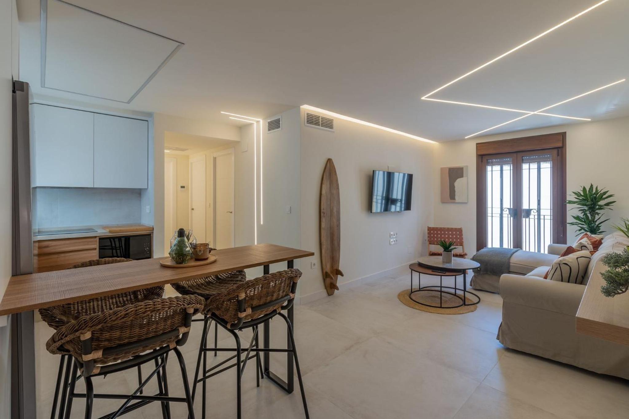 Apartamento de dos habitaciones