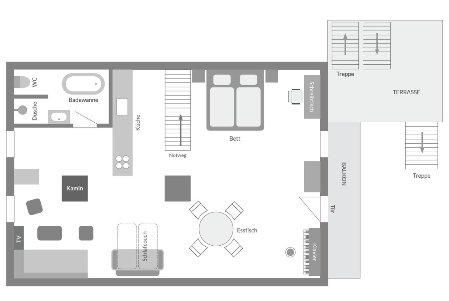 Apartment with Mountain View photo 3