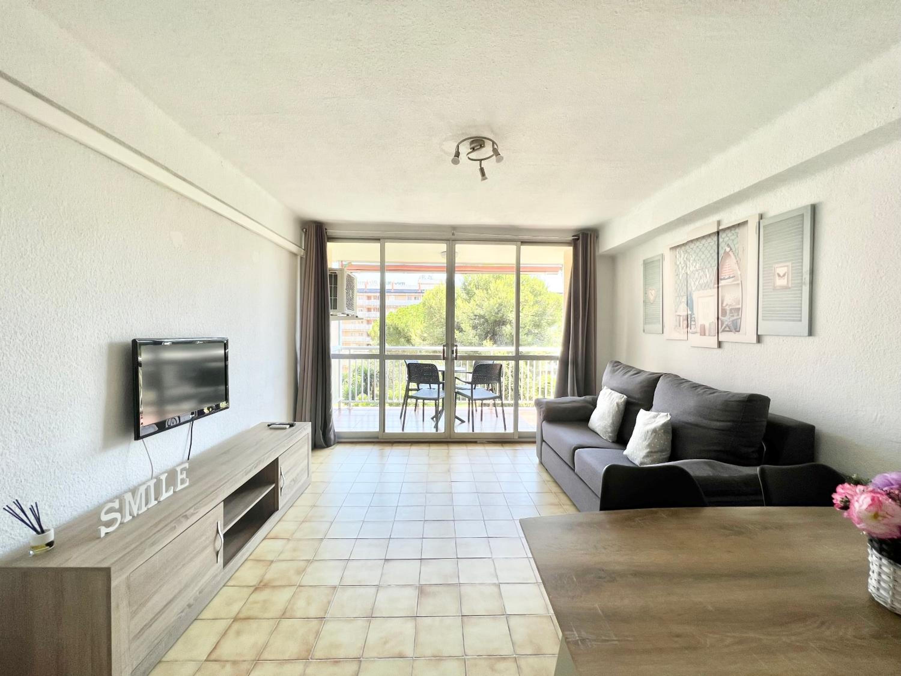 Apartamento con vista al jardín
