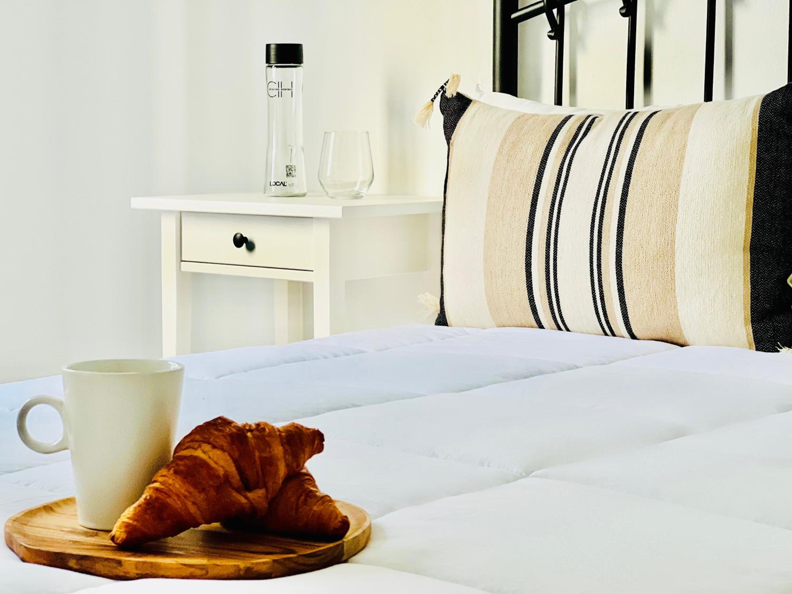Apartamento con vista al jardín